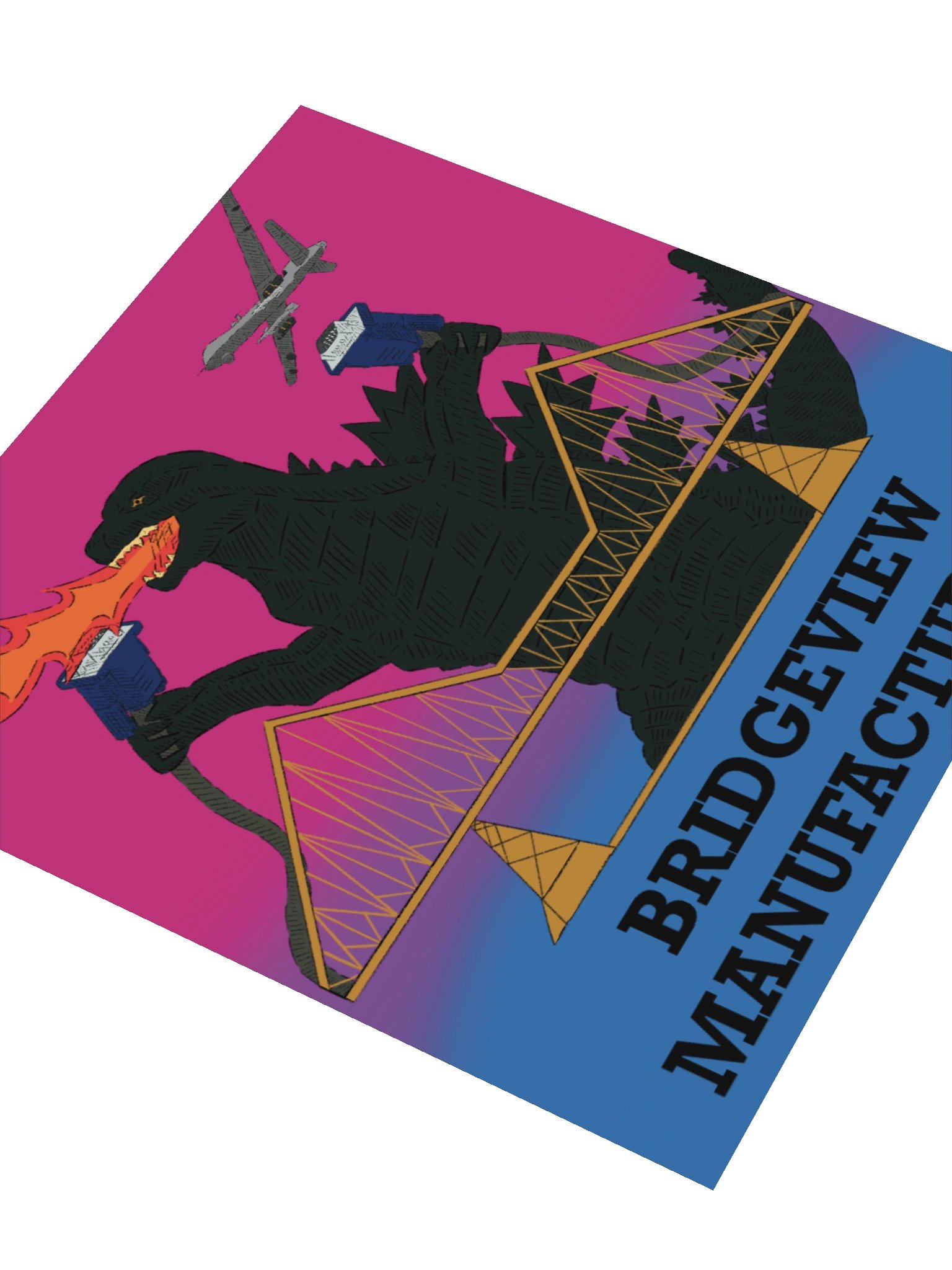 NC Bridgezilla Stickers product image (3)
