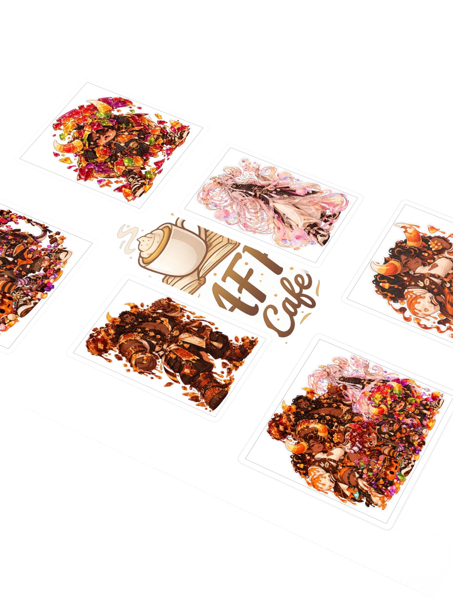 Twisted Toffee: Oni Transformations — 6 Sticker Pack product image (2)