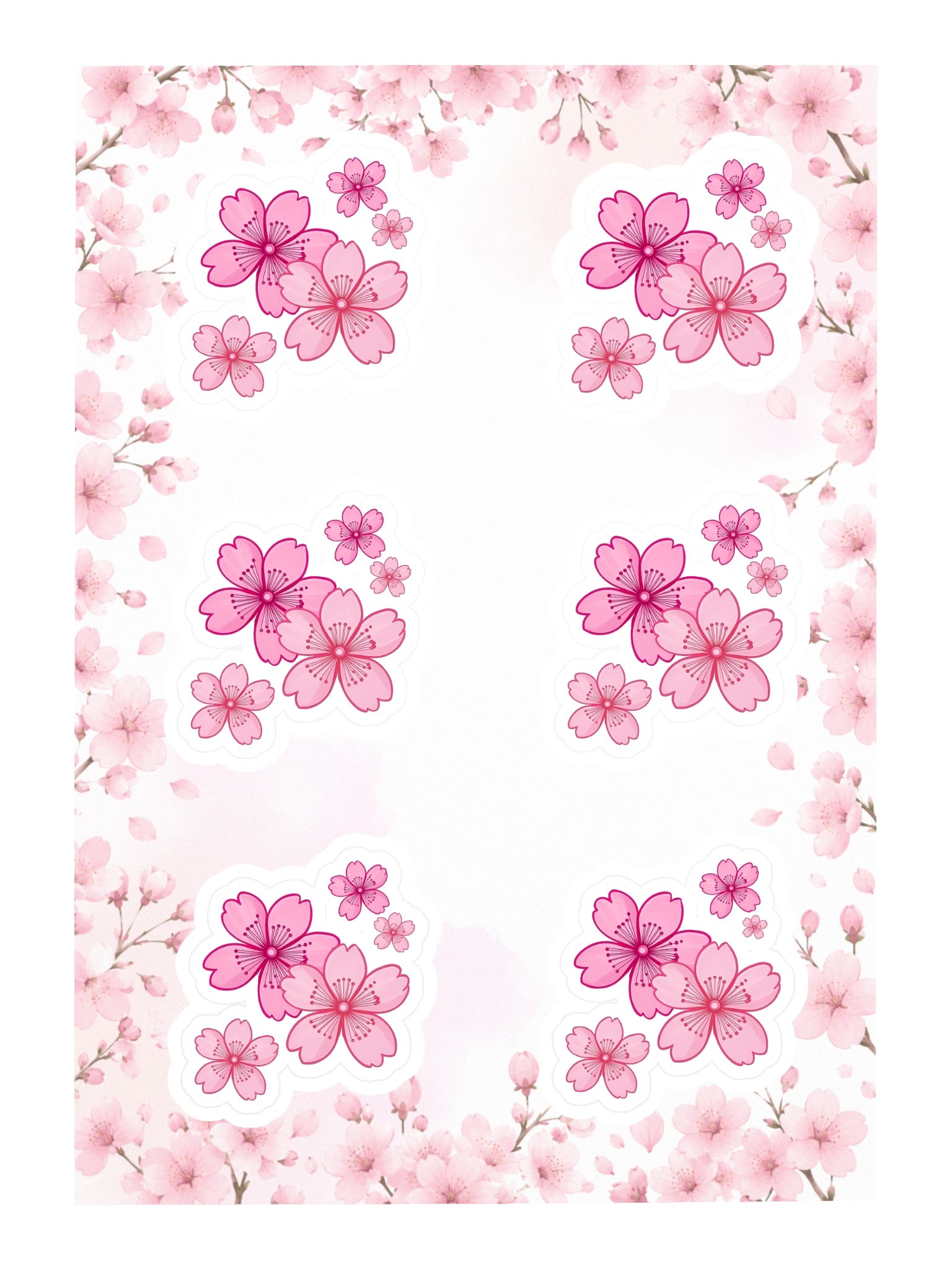 Sakura Blossom Sticker Bundle product image (3)