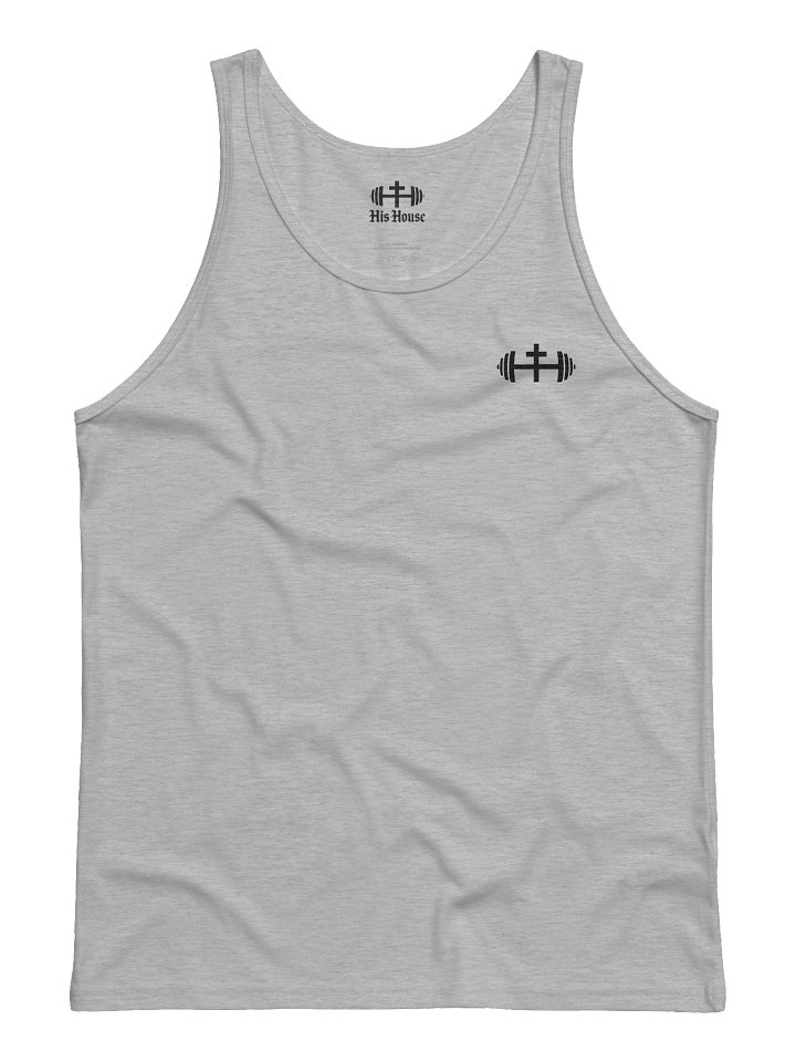His House Mens Jersey Tank - Grey/White product image (1)
