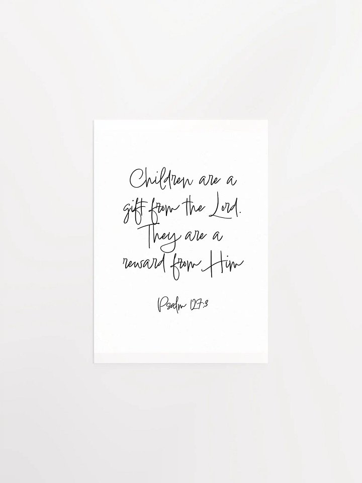 Children are a Gift - Print product image (1)