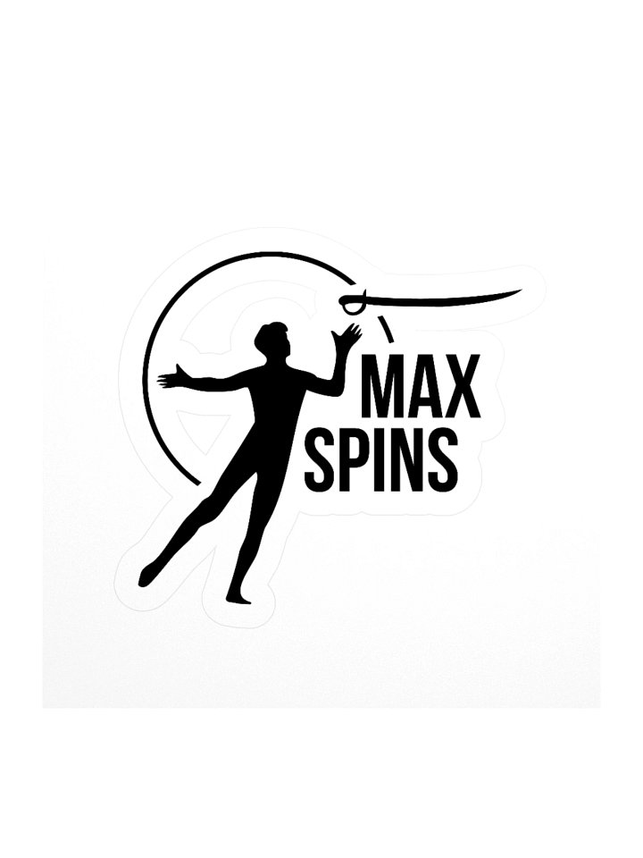 Classic Max Spins Vinyl Sticker product image (1)
