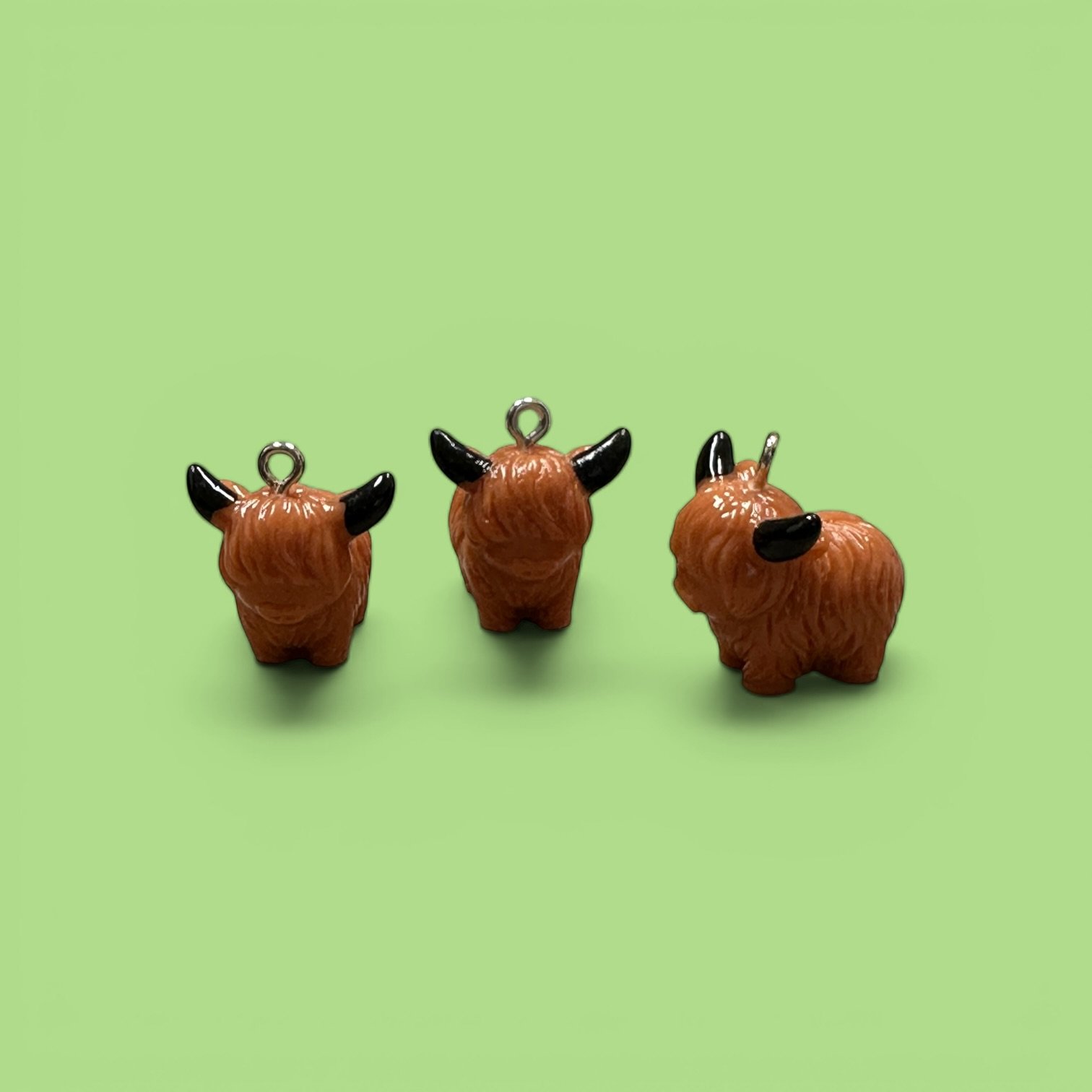 Highland Cows 3D Whinny Winners Braid and Bridle Charms for Horses | Little Shop of Ponies product image (1)