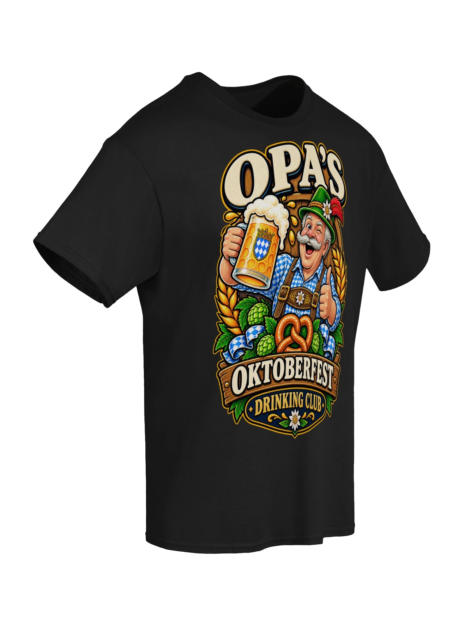 Opa’s Oktoberfest Drinking Club German Beer Vintage Tee product image (63)