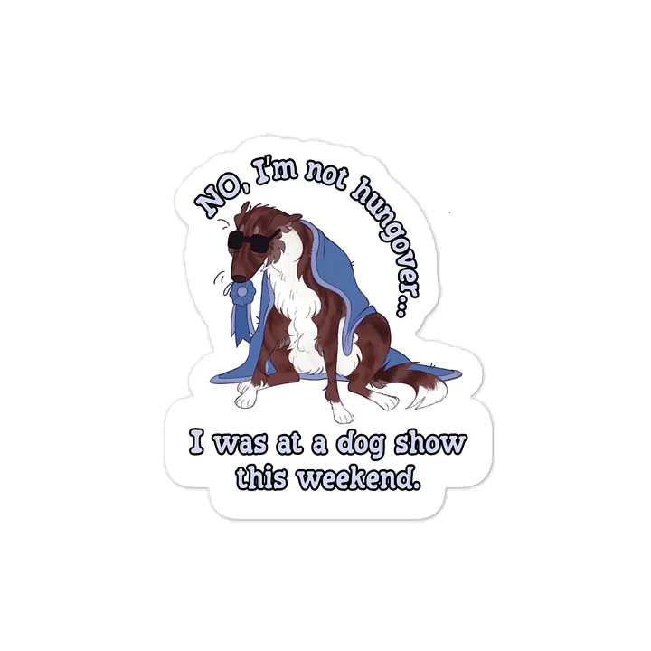 Dog Show Hangover - Brindle Rosette product image (1)