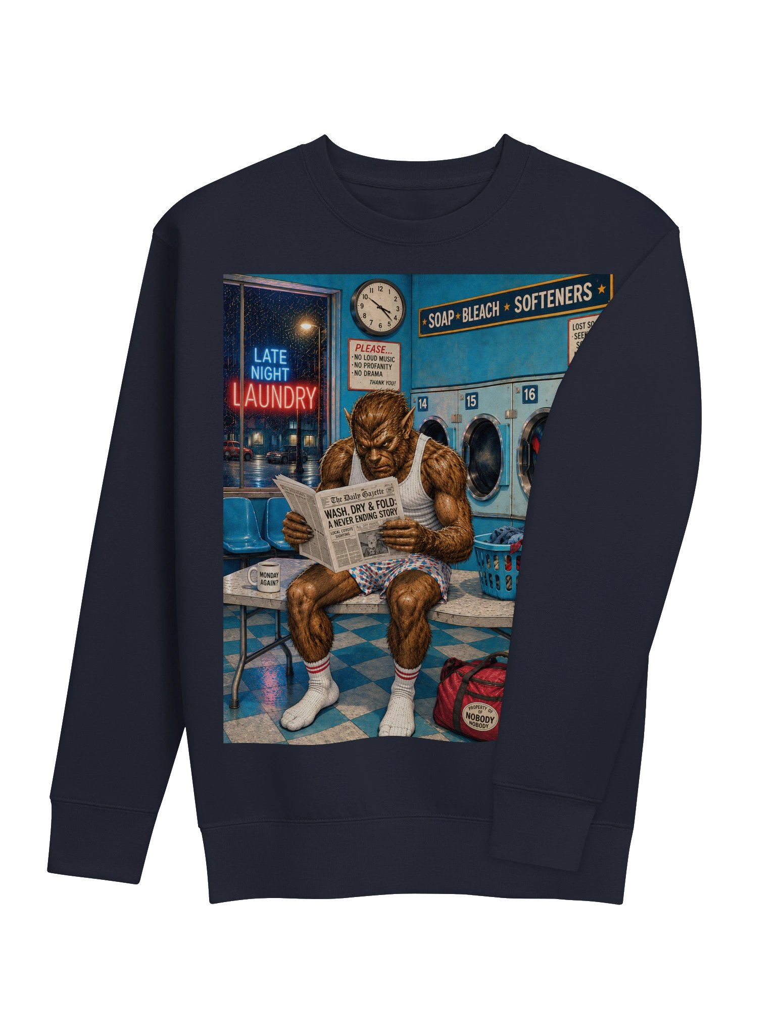 Late Night Laundry Sweatshirt product image (13)