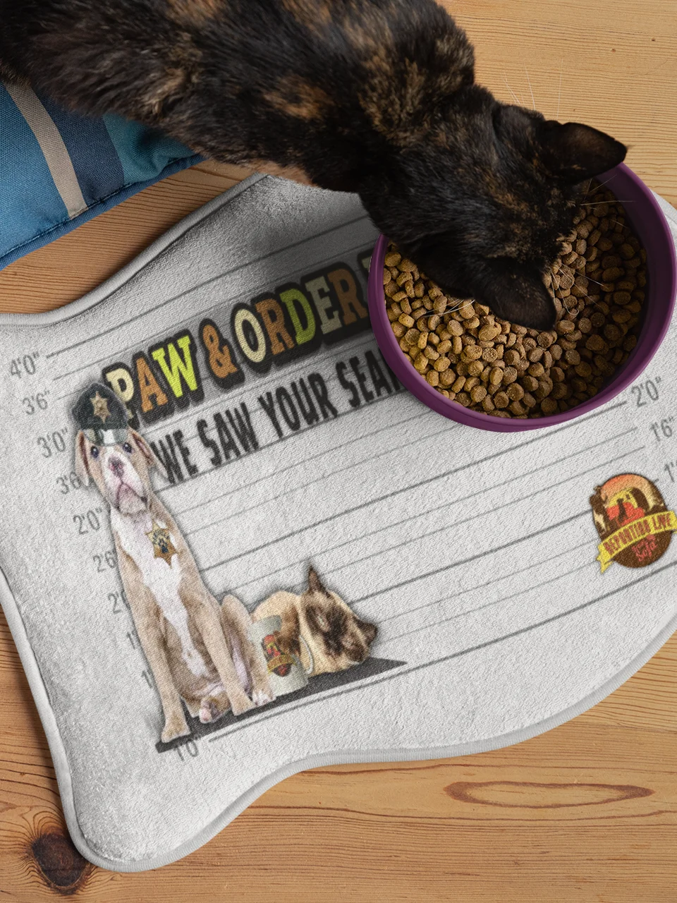 Paw & Order Division Dog and Cat Feeding Mat product image (4)