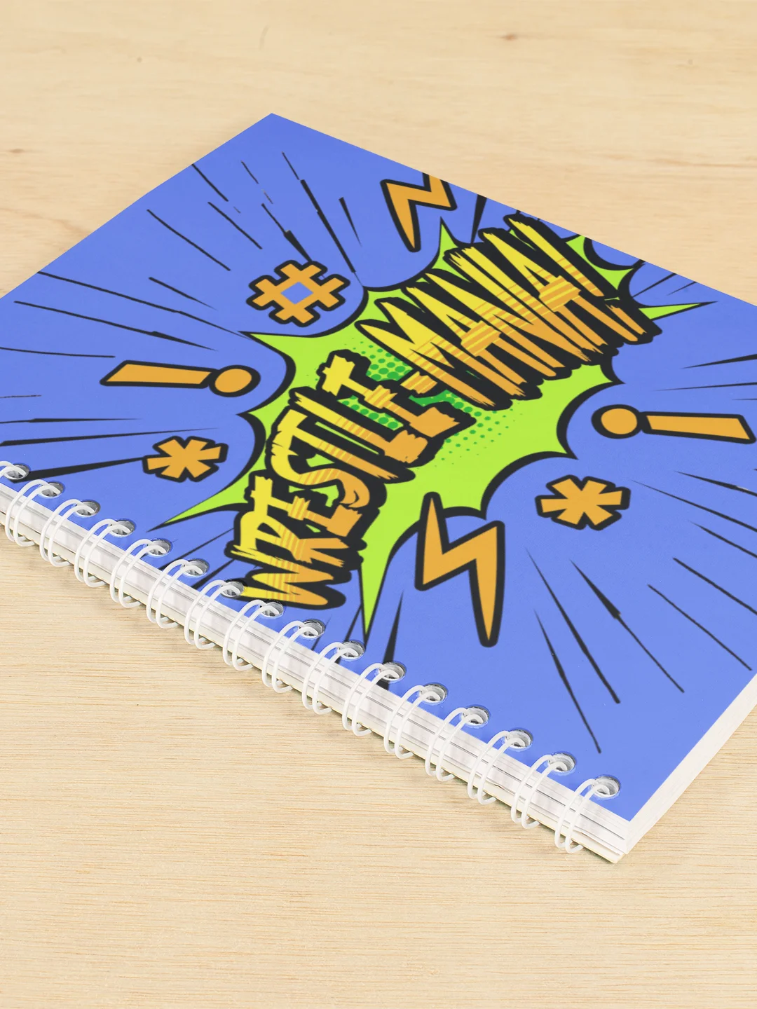 Wrestle-Mania Courtroom Chaos Notebook product image (8)