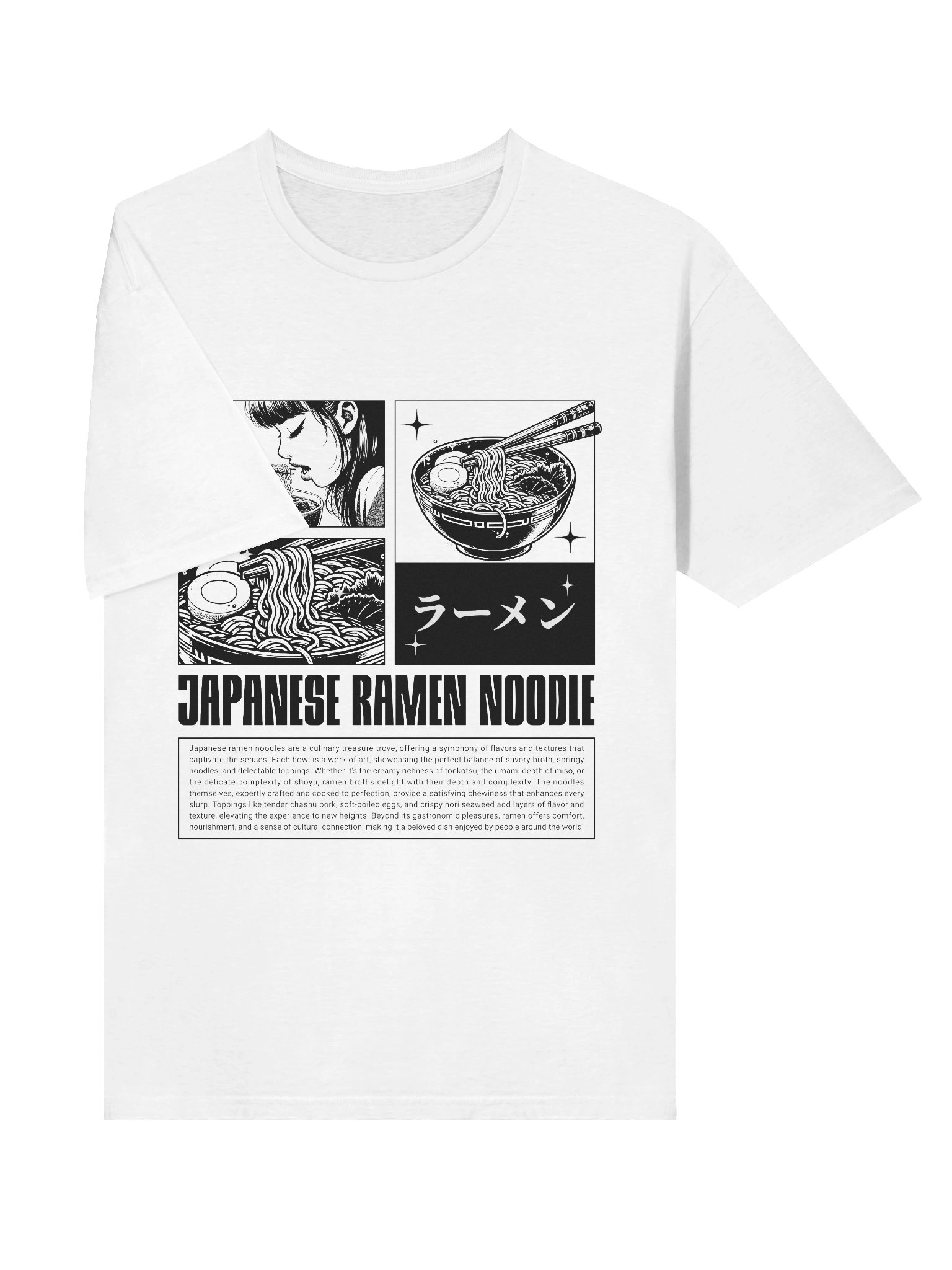 Japanese Ramen Noodle T-Shirt - Gildan Softstyle product image (3)
