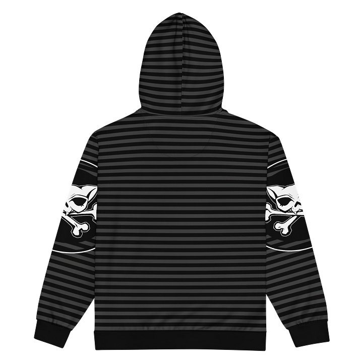 Blaque Kat Skull Remix Stripped Hoodie product image (2)