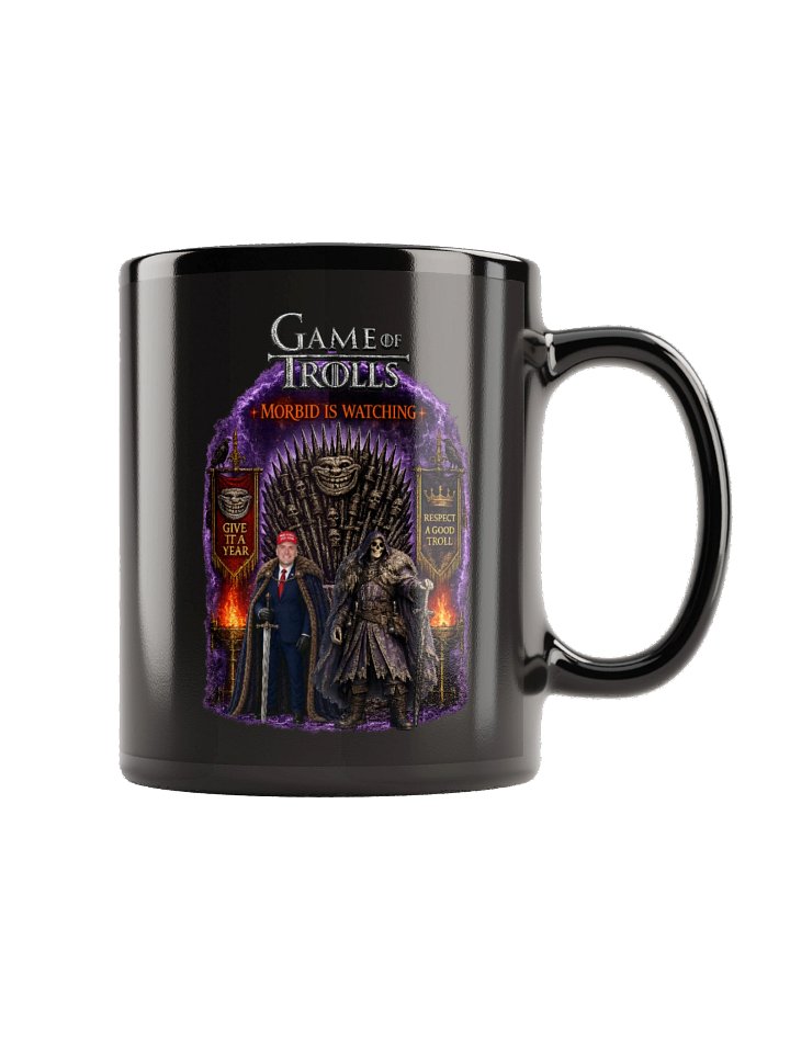 Game of Trolls Black Glossy Mug product image (1)