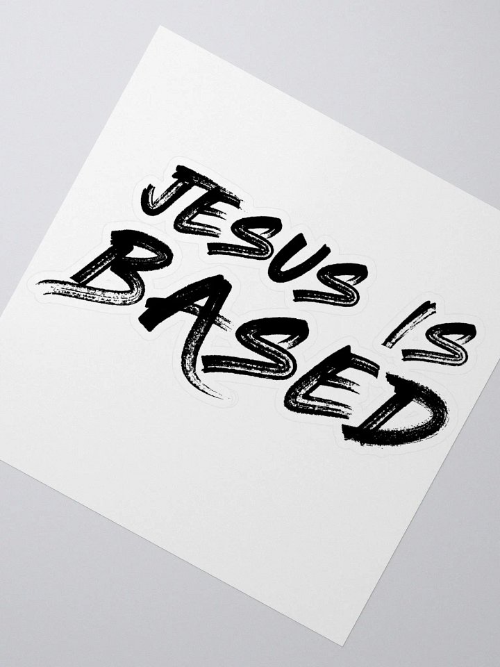 Jesus is Based (Black) product image (4)