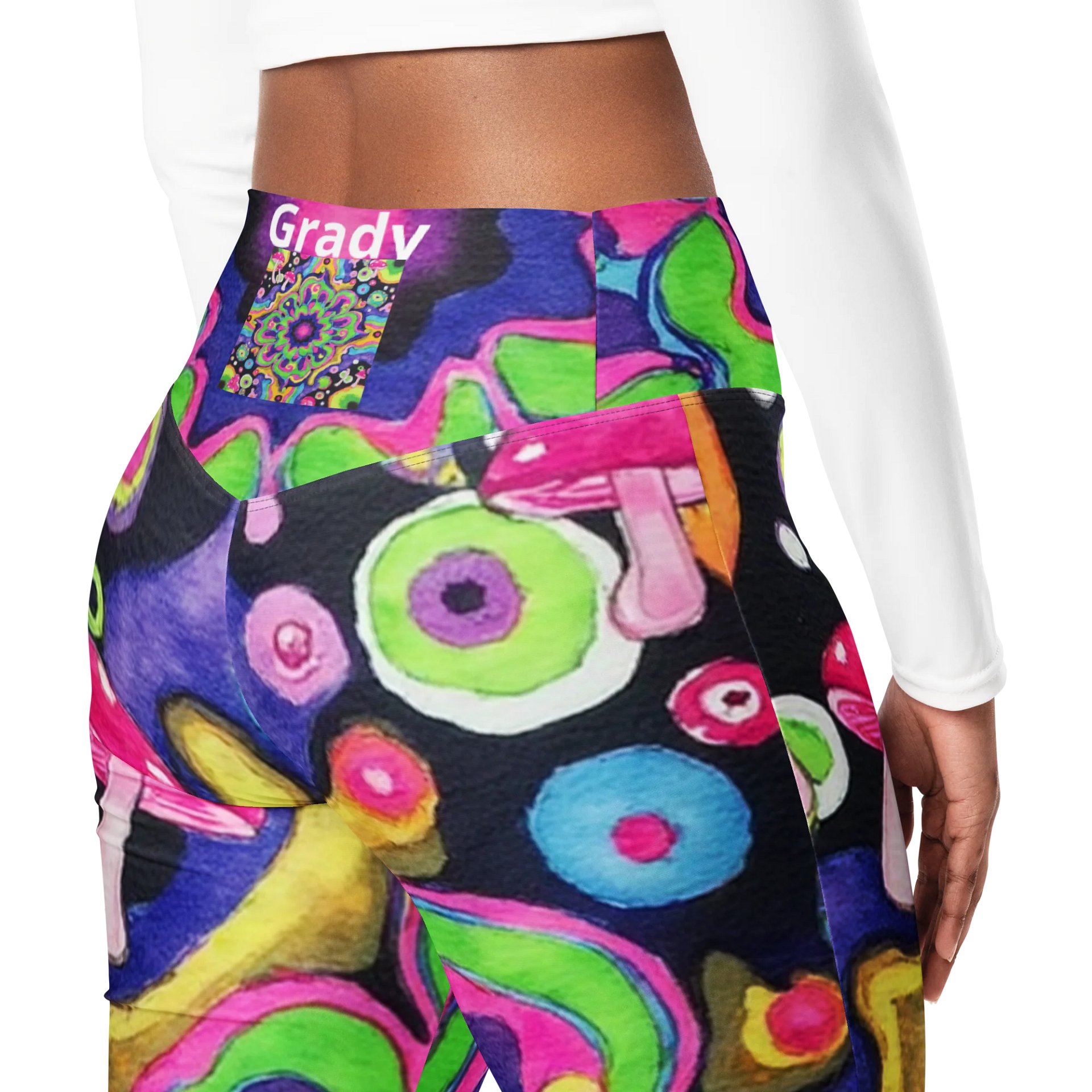 Barry Grady Psychedelic Leggings product image (5)