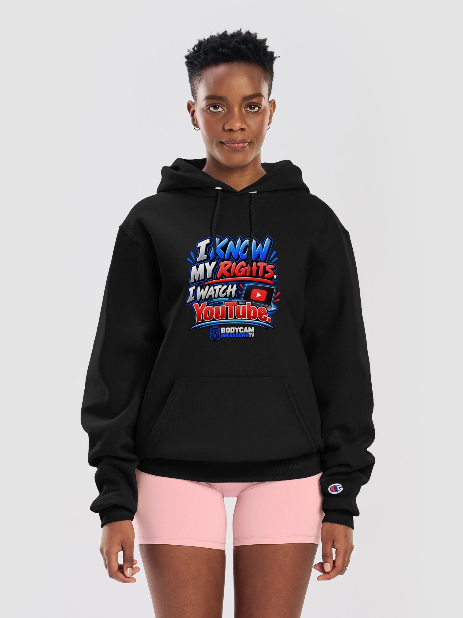 I Know My Rights. I Watch YouTube Hoodie product image (5)