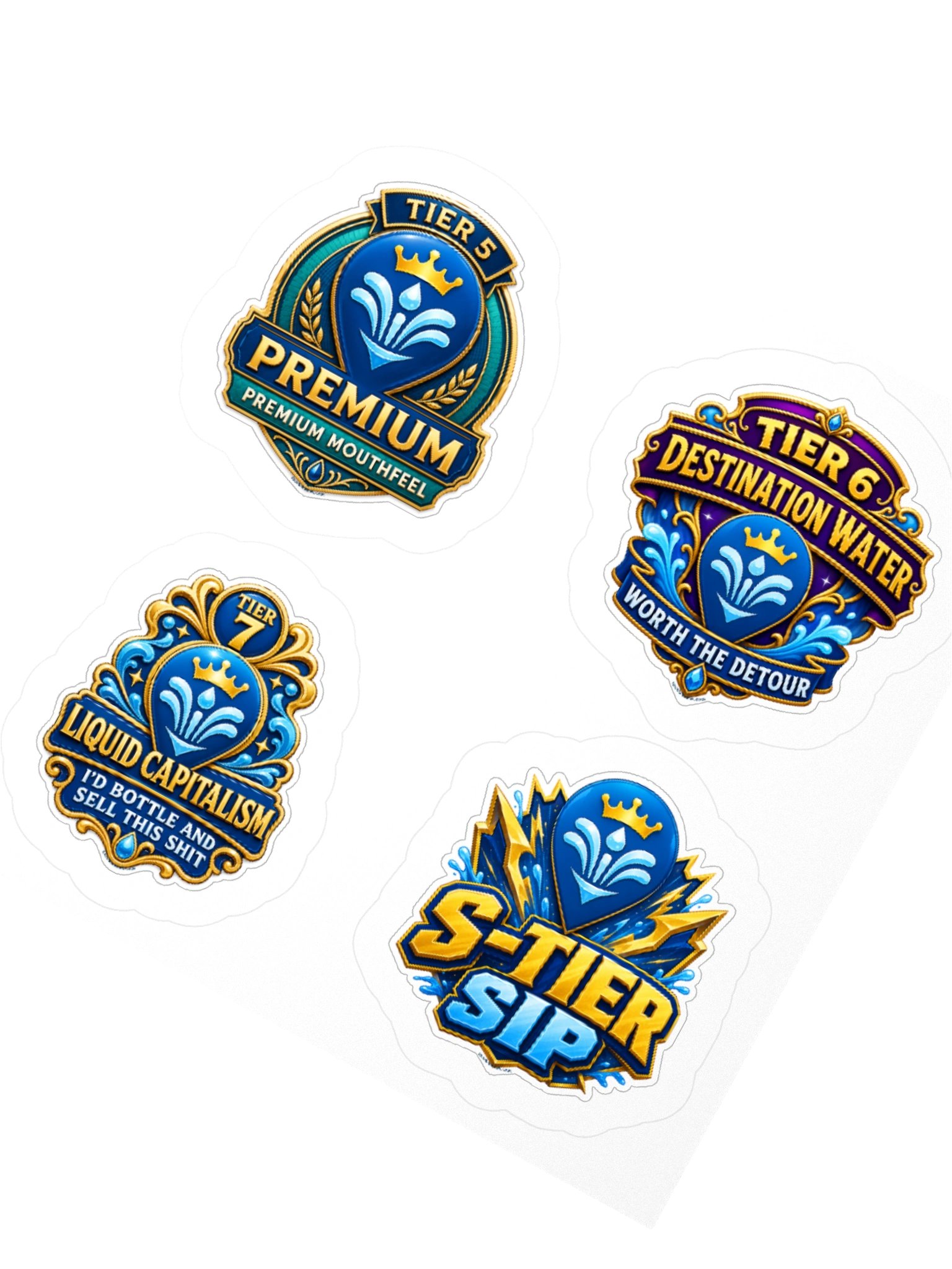 FountainRank - Tier 5-7 Stickers product image (4)