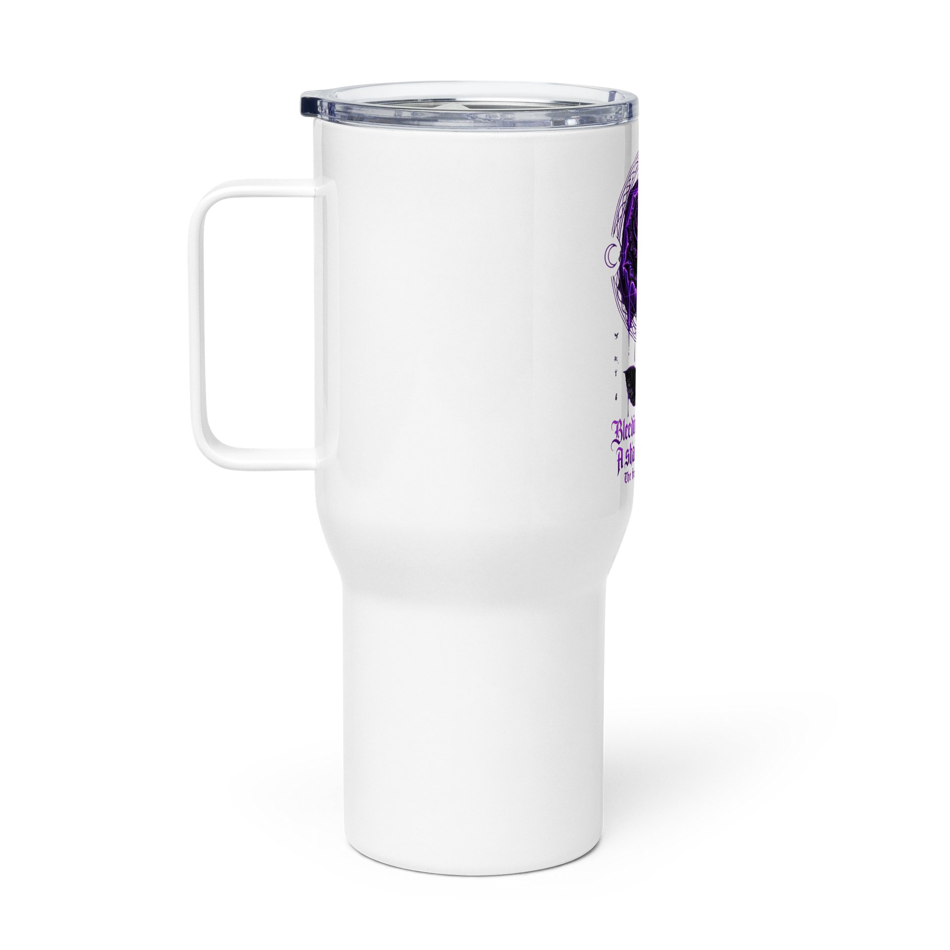 Neon Gothic Rose Travel Mug product image (1)