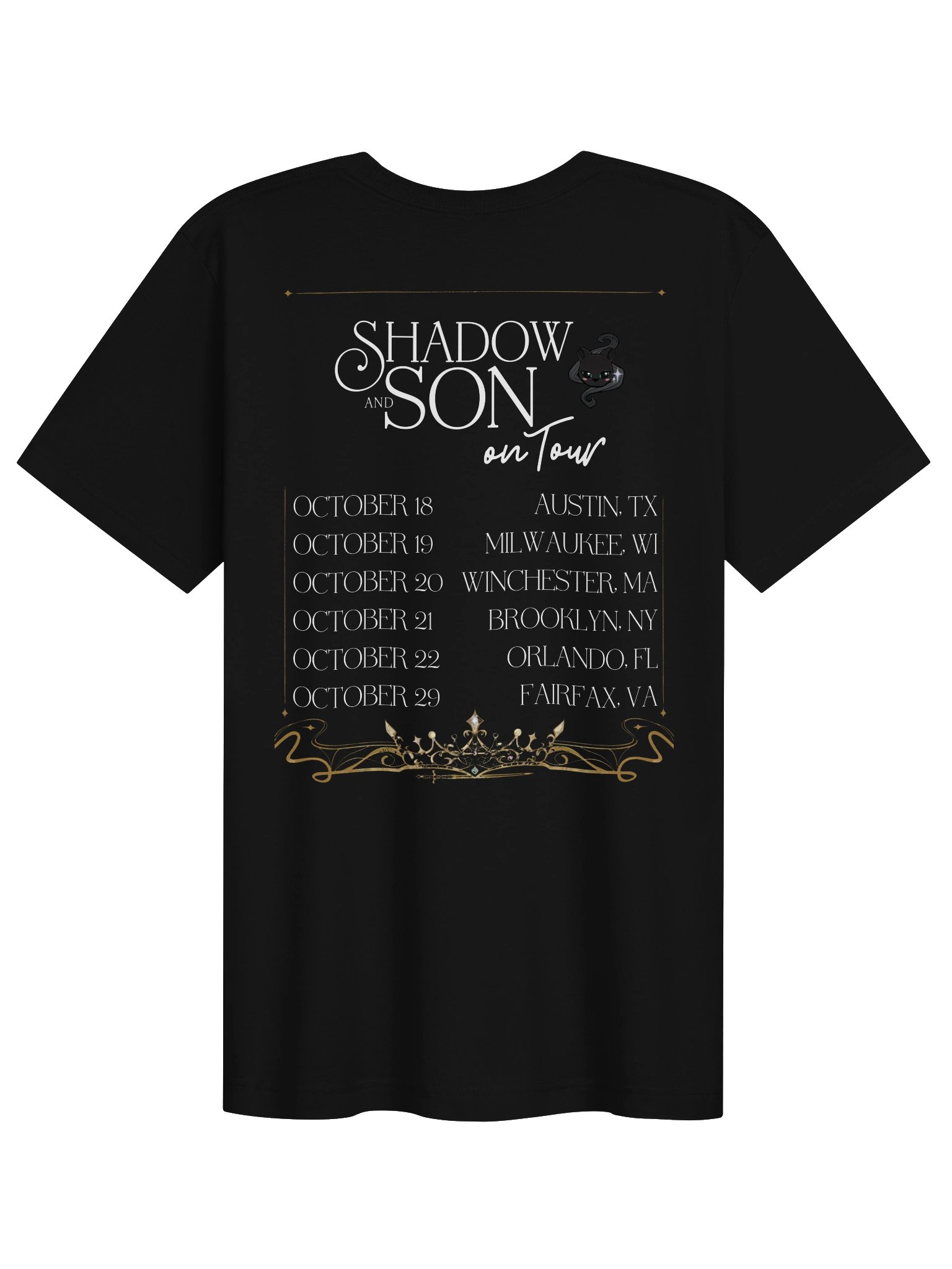 Shadow and Son Book Tour Supersoft Tee: Elyria product image (2)