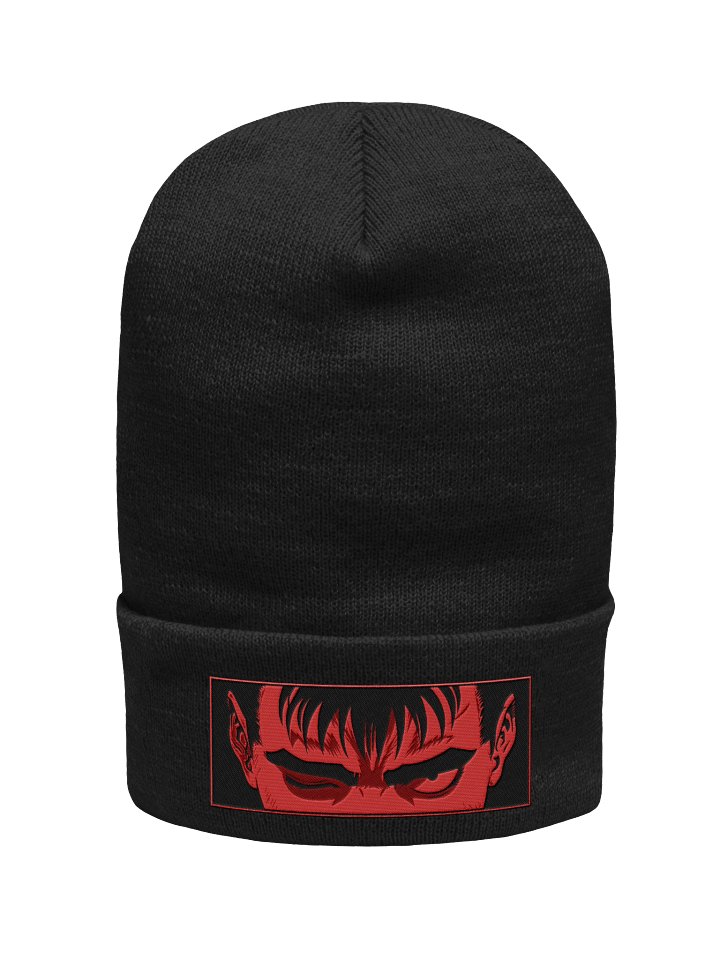 Berserk Guts Embroidered Beanie RED product image (1)