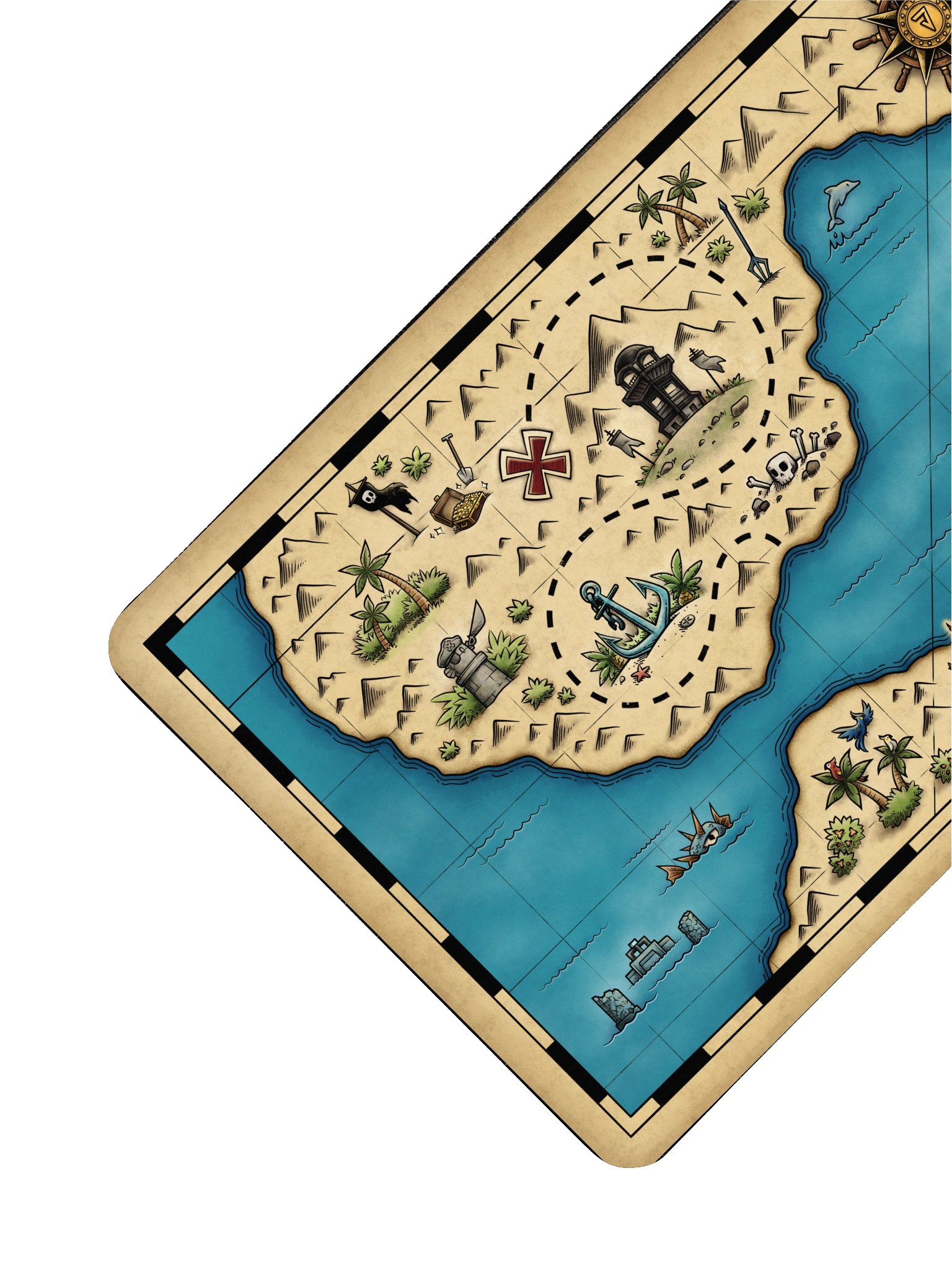Capt. Sal's Lost Treasure Desk Mat! product image (3)