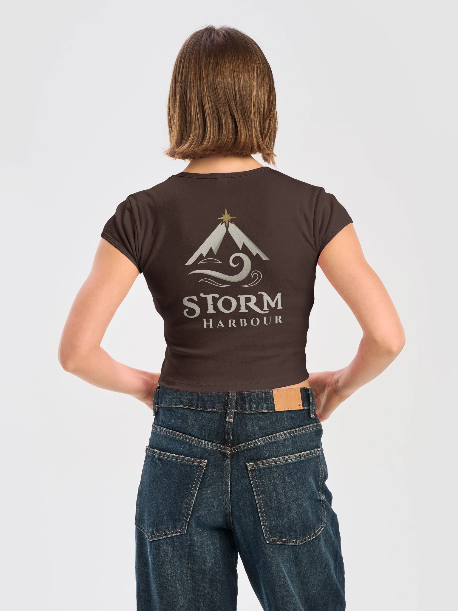 Storm Harbour Classic Logo Crop Top product image (16)
