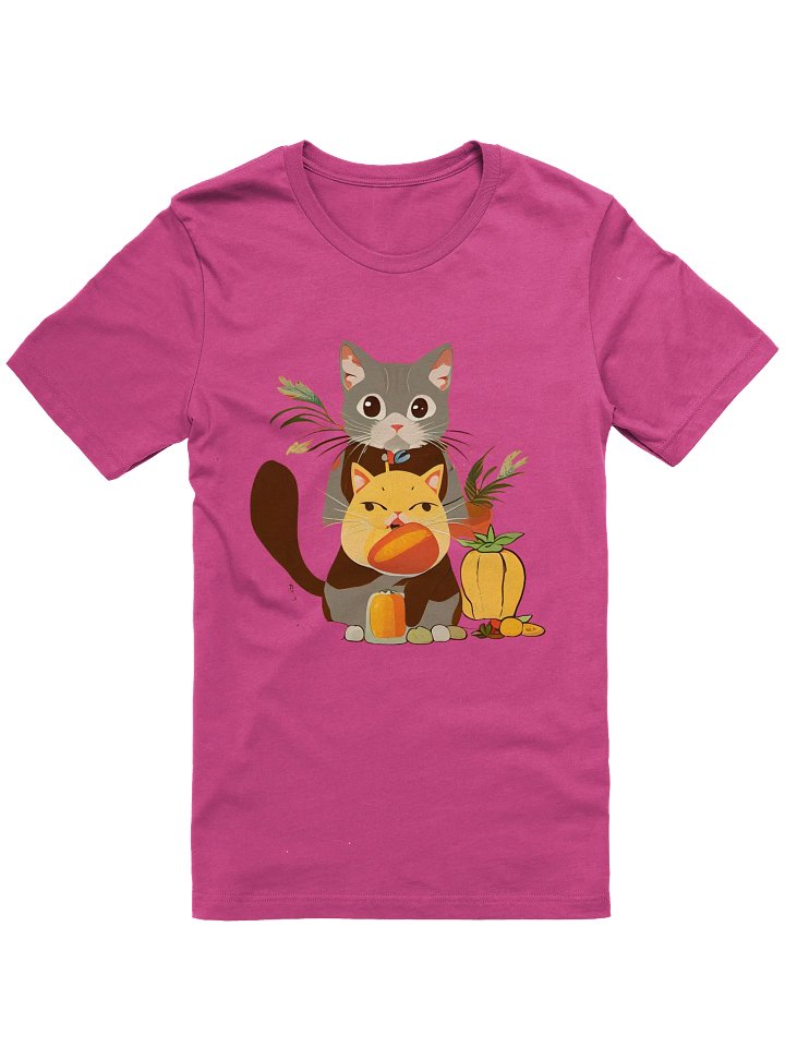 Cartoon cat theme T-shirt product image (21)