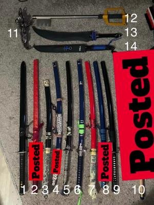 More information in the next post but heres the post to Vite on if you wanna see me clean these or show them off in a video! #bevans1221 #swordtiktok #swordsaturday
