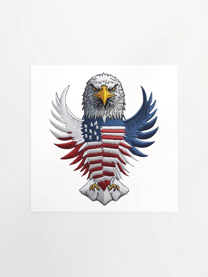 American Eagle Flag Poster product image (2)