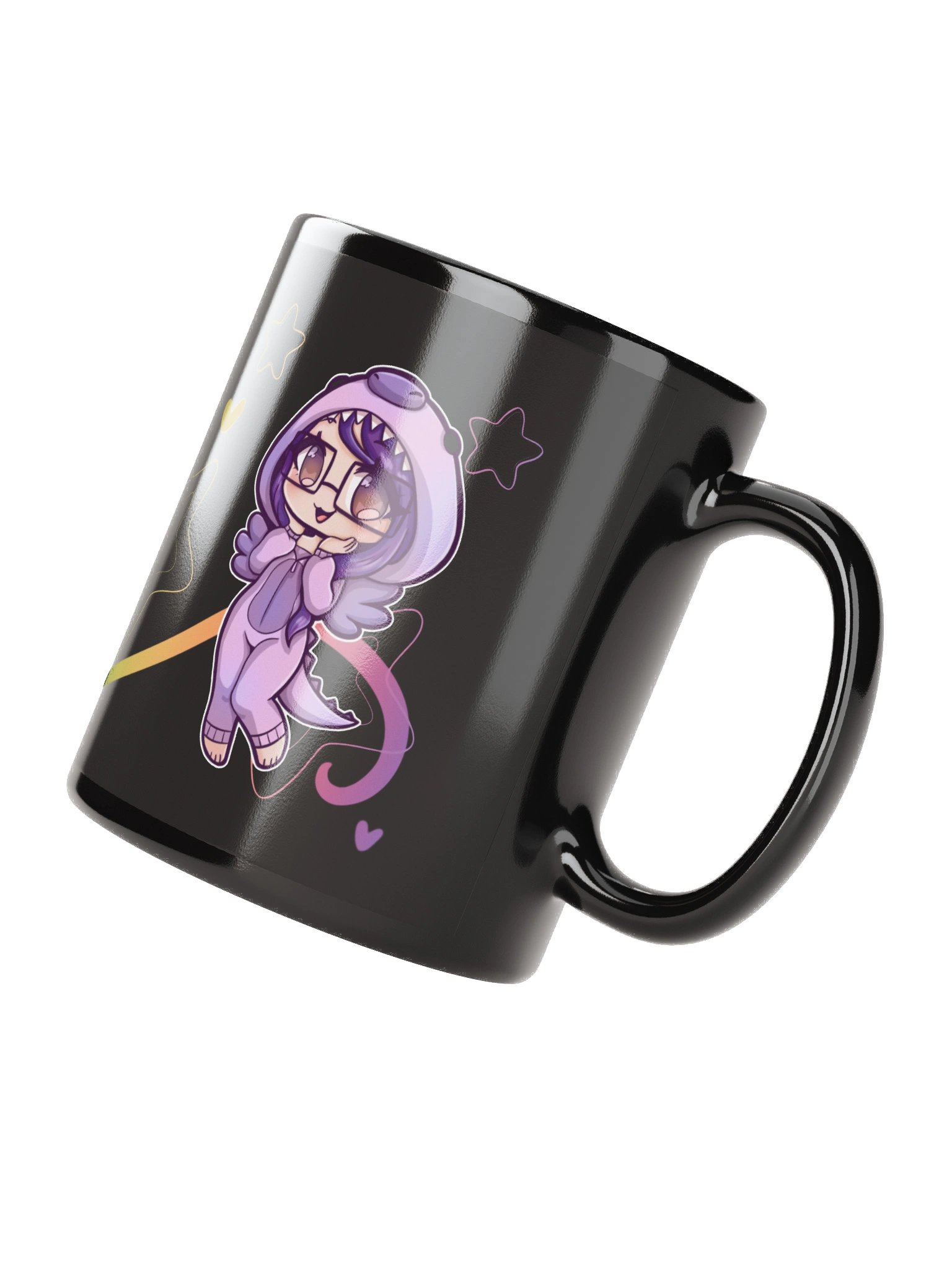 Tux2, MissieB12, and Mama_MJ Onesies! Collab Mug Black product image (3)