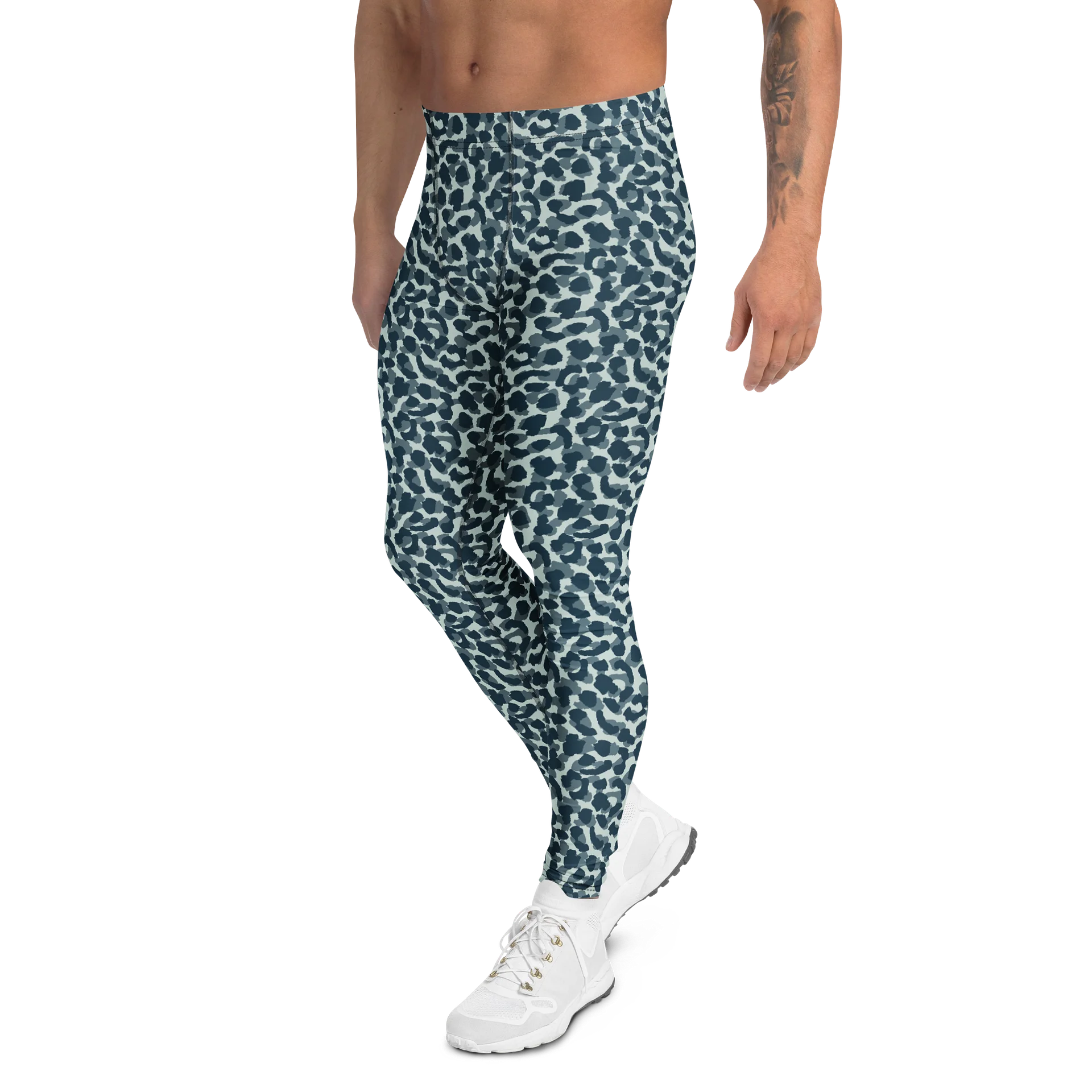 Camouflage Leopard Print Men's Leggings product image (4)