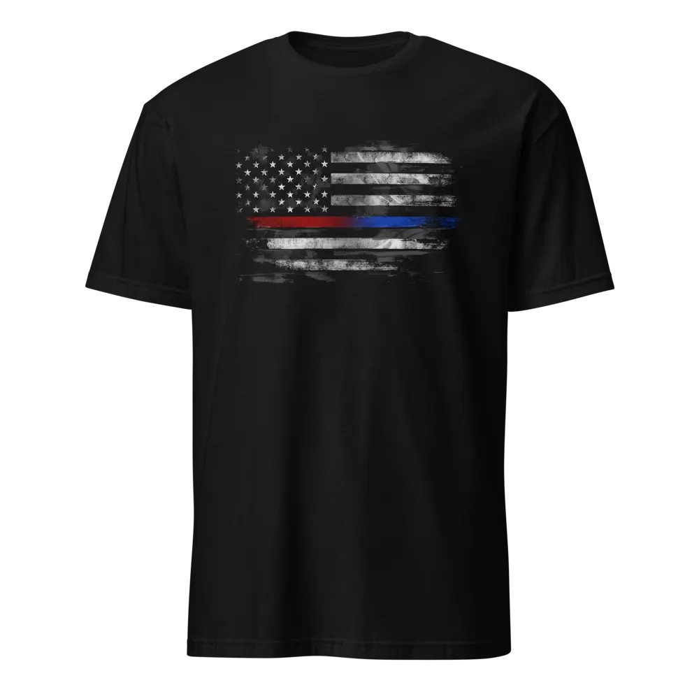 Thin Red and Blue Line Flag product image (1)