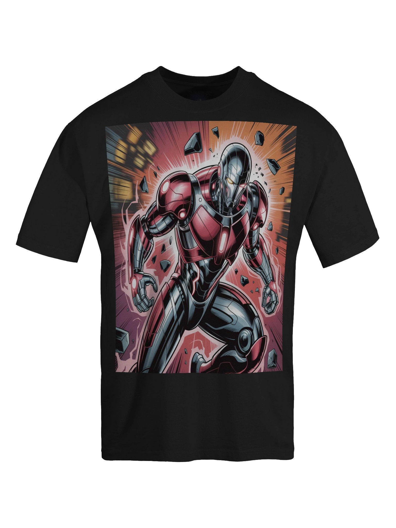 Plasma Rampage: Ultron Oversized Faded T-Shirt product image (1)
