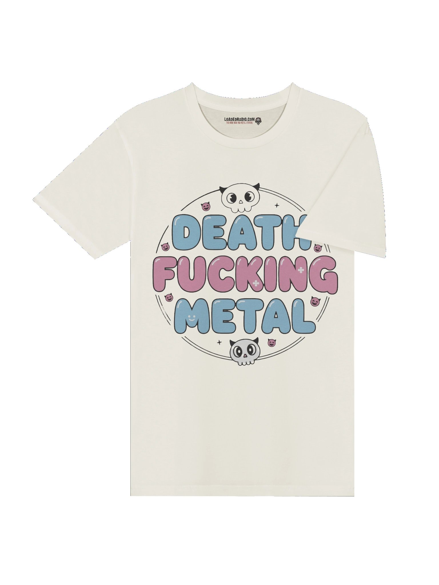 "DEATH FUCKING METAL" (Unisex T-Shirt) product image (4)