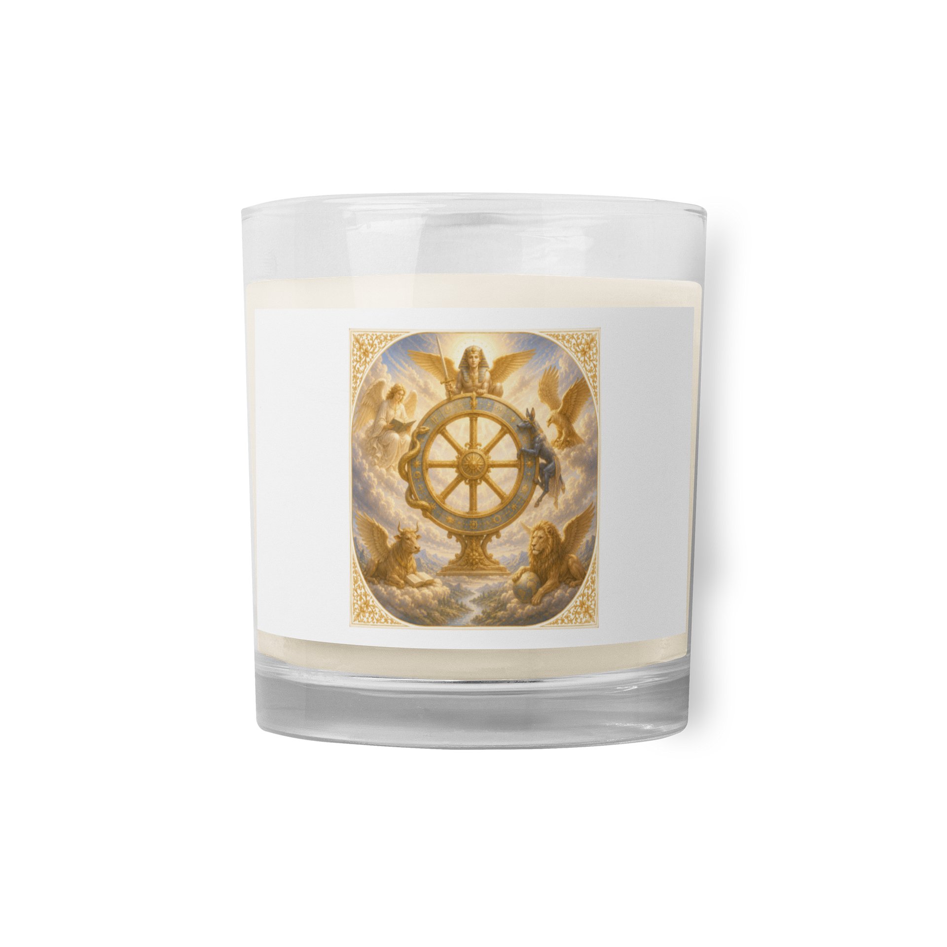 ​🌀 Bougie "L'Arcane X : La Roue de la Fortune" – Le Cycle du Destin product image (1)