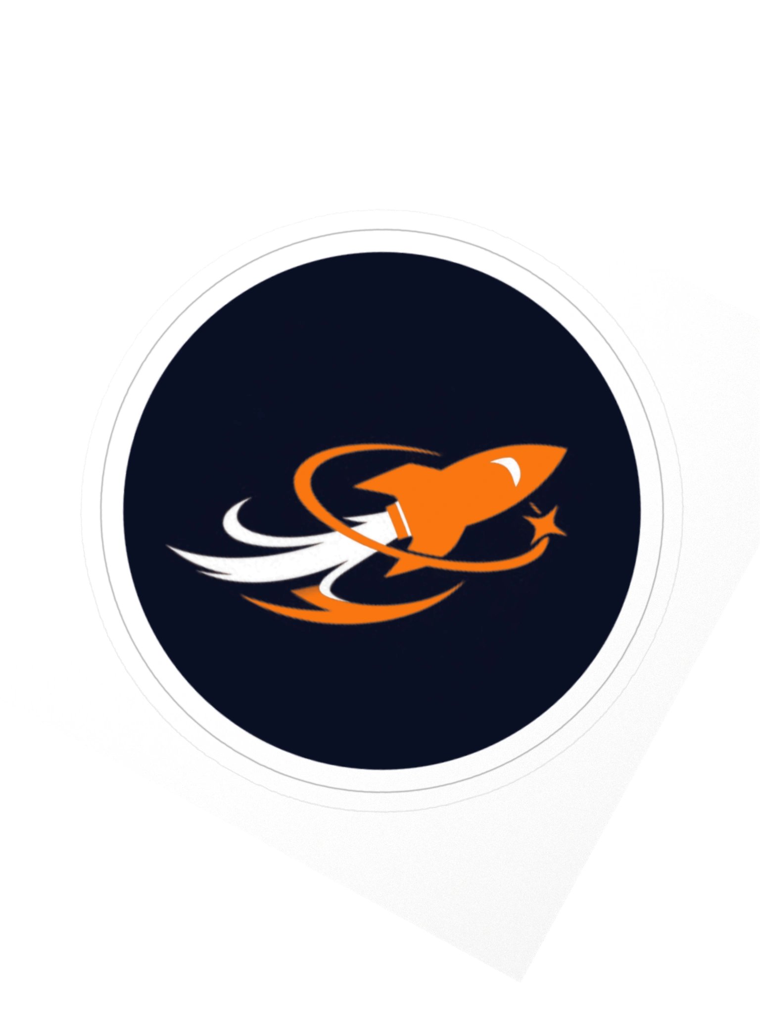 Rocket Icon Sticker (3 in) product image (2)