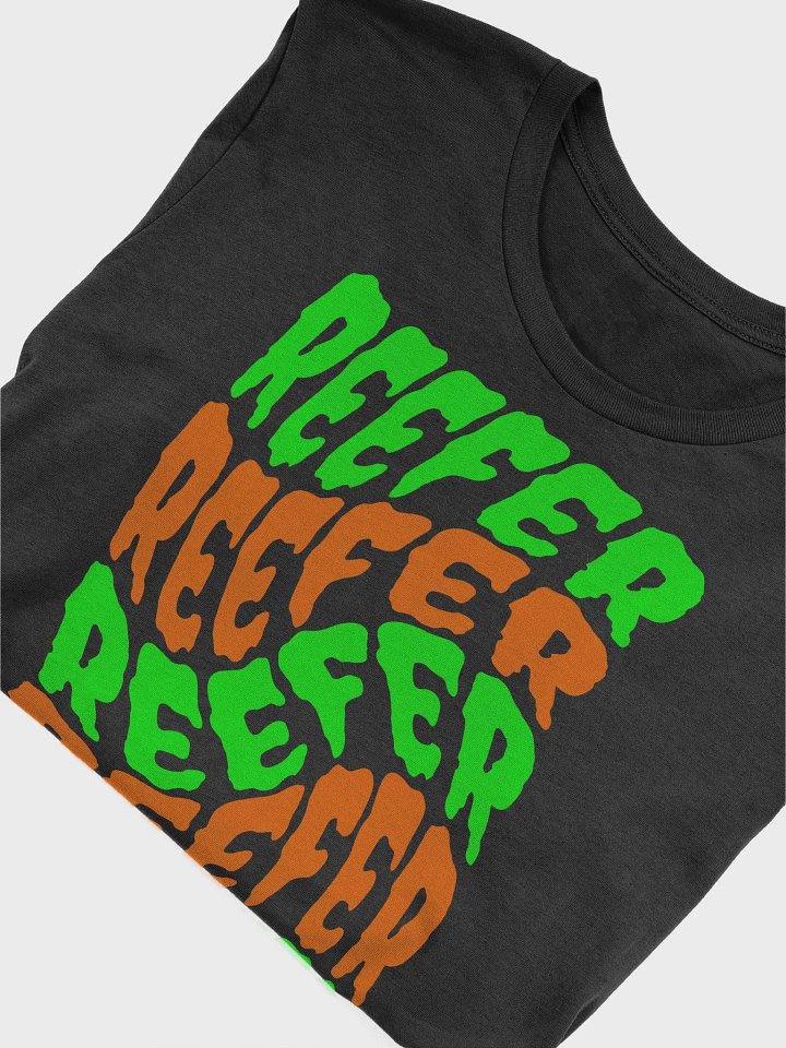 Green Orange Reefer Tee, Twisted Weed T-Shirt, Cannabis Stoner Clothing product image (2)