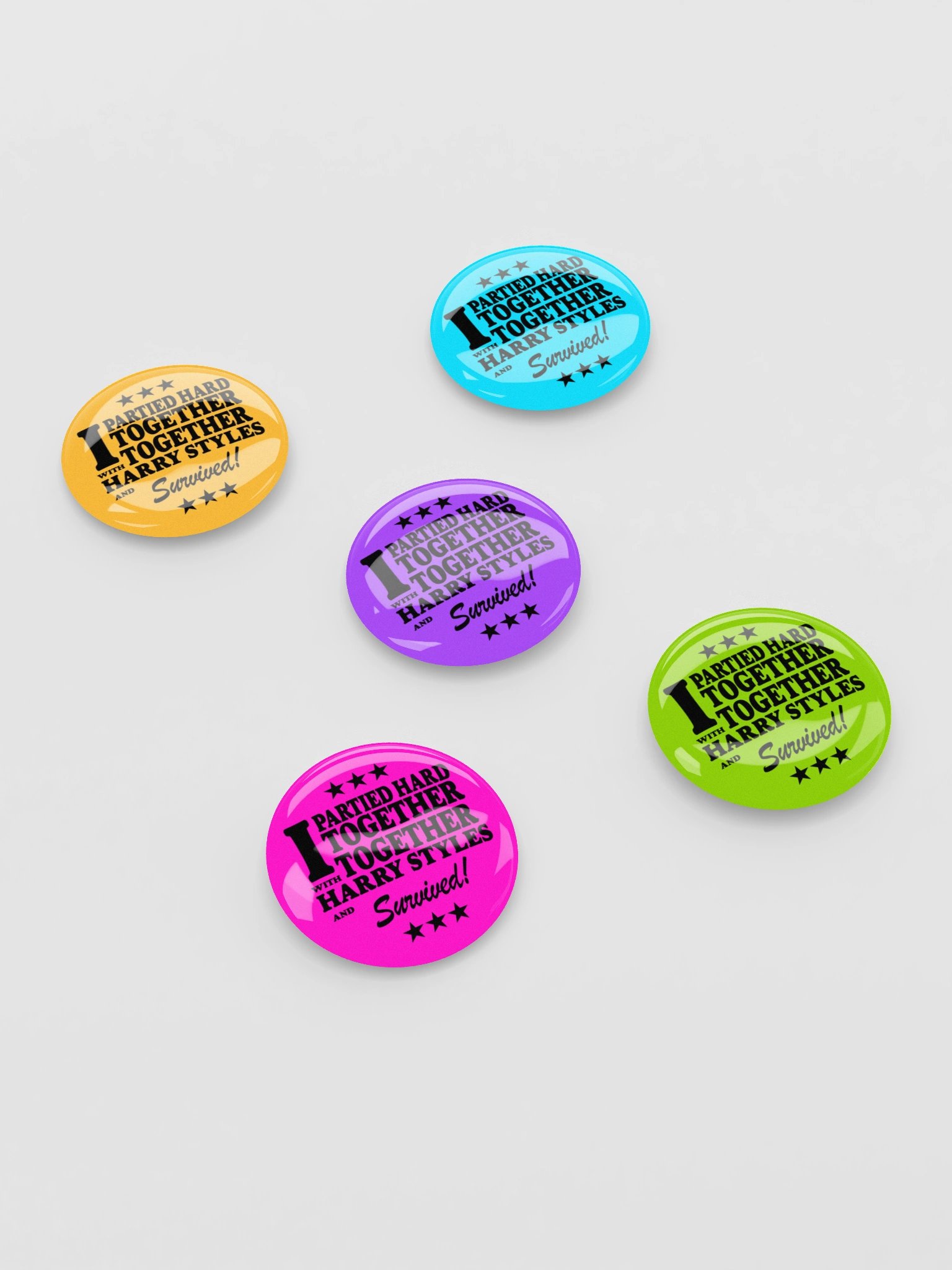 Partied Together Together Pin Buttons product image (2)