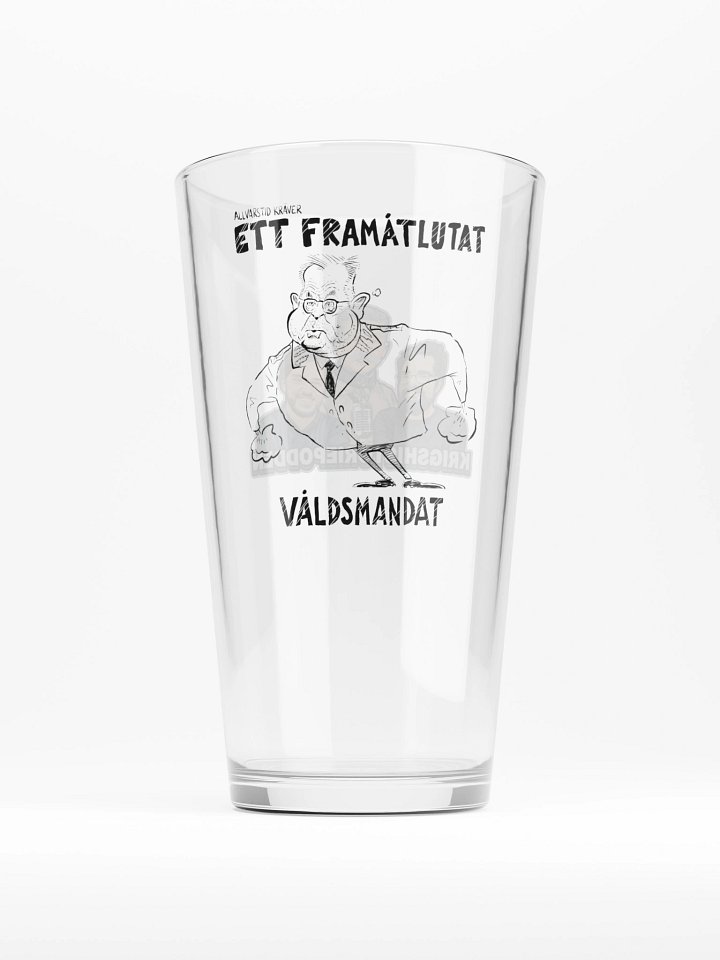 Framåtlutat våldsmandat - Ölglas (signed by @Kluddniklas!) product image (1)