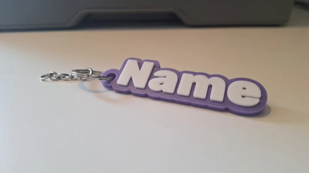 Gepersonaliseerde Naam Sleutelhanger product image (3)