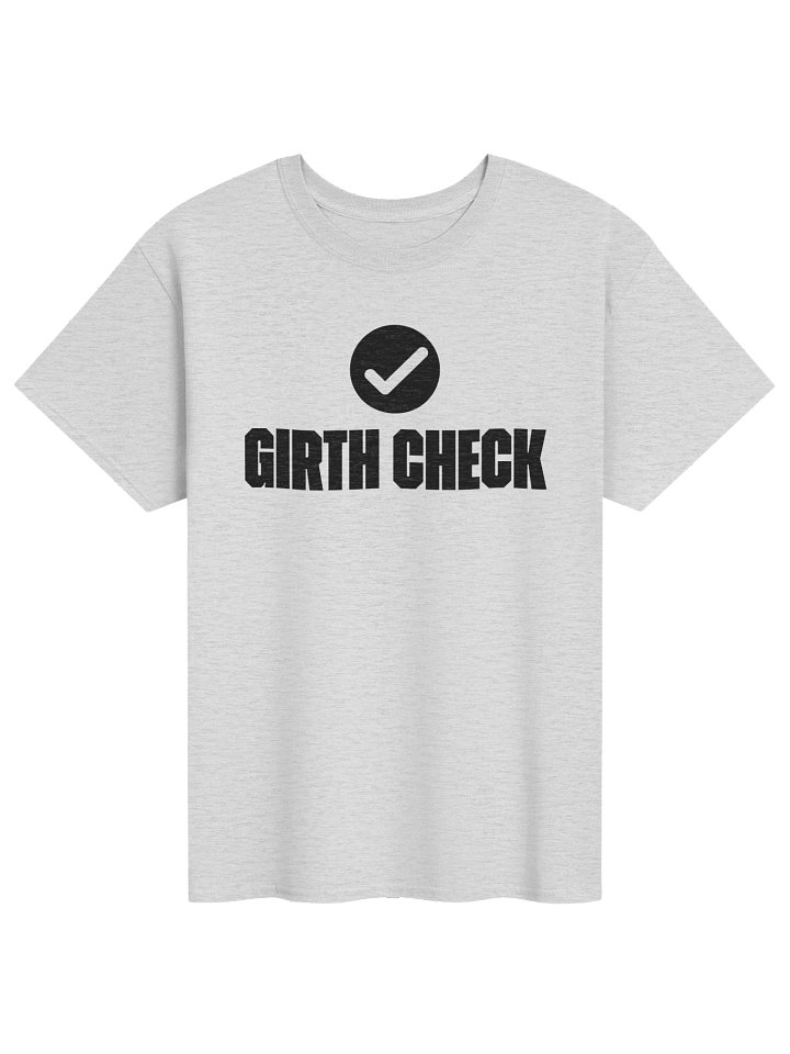 Girth Check Light Gray Heather Unisex Shirt product image (1)