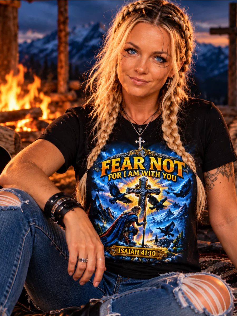 Fear Not – Isaiah 41:10 Faith Forged T-Shirt product image (1)