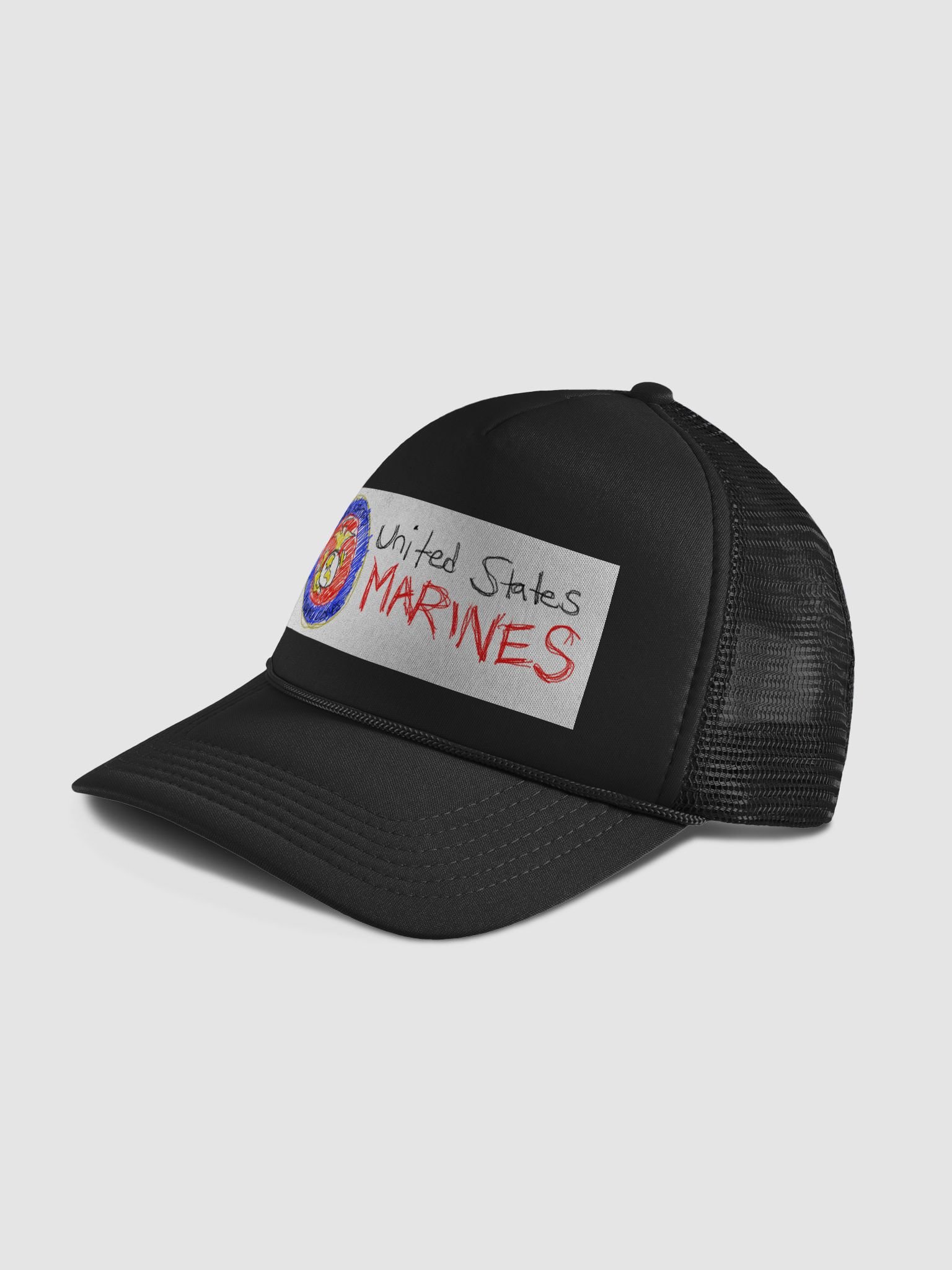 USMC Crayon Trucker Hat product image (8)