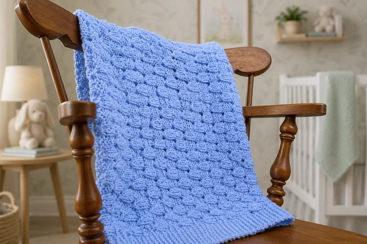 Lullaby Knit Baby Blanket product image (2)