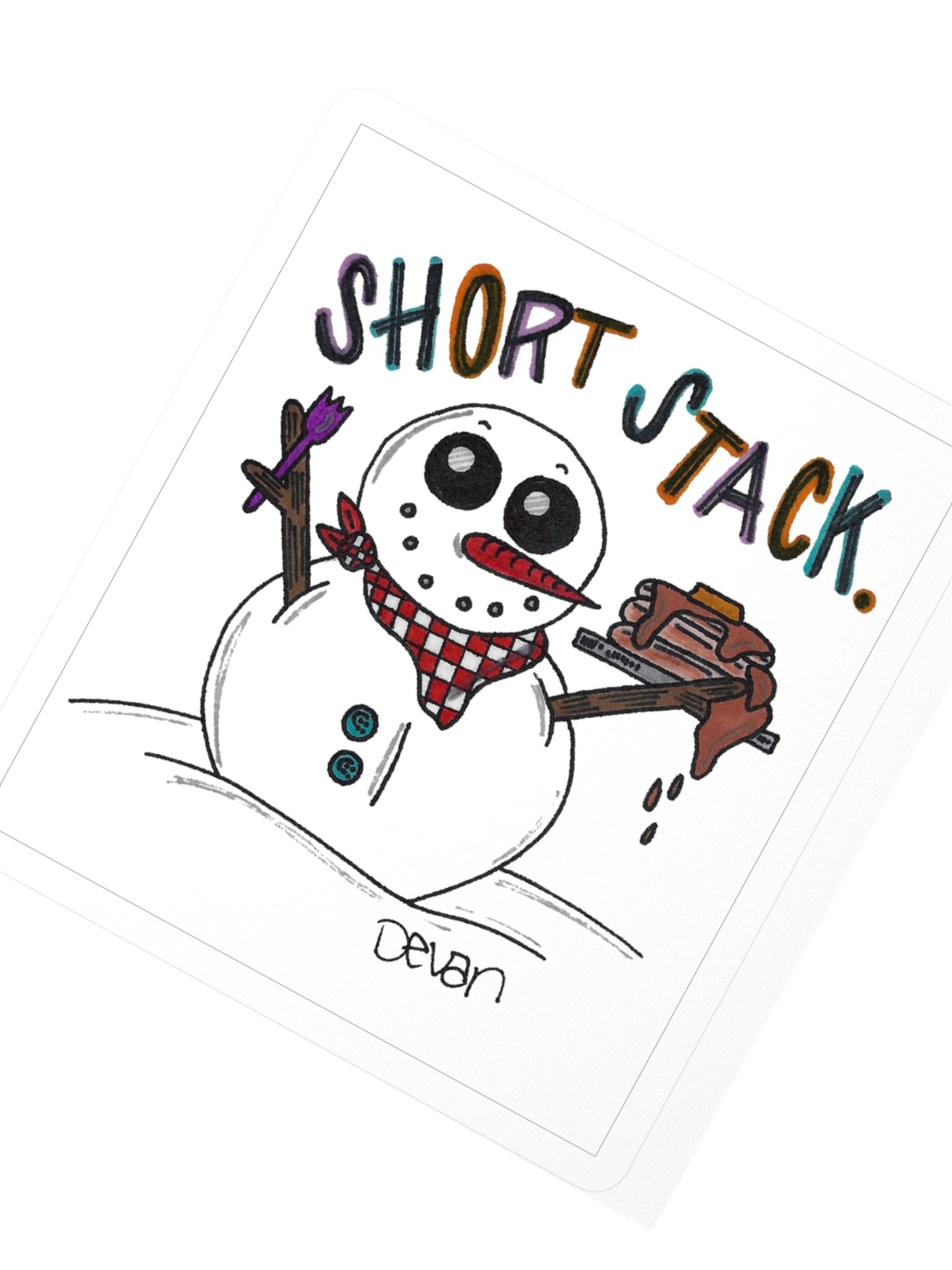 Snow Peeps: Short Stack Sticker product image (2)