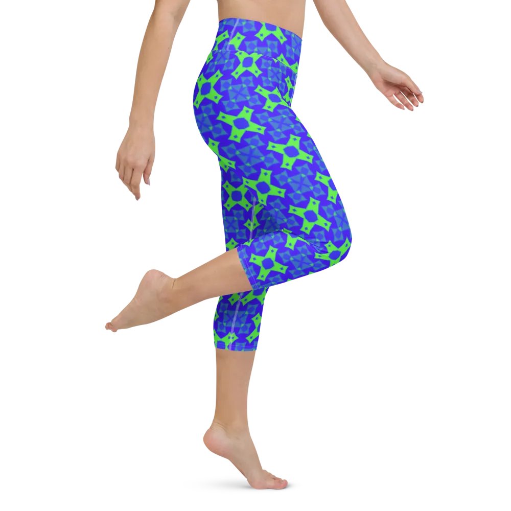Grid Glamour Capri Leggings product image (4)