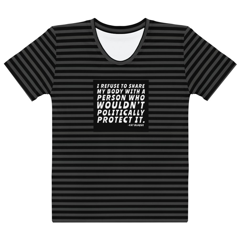 Stripped Political Protection Designer Tee product image (1)