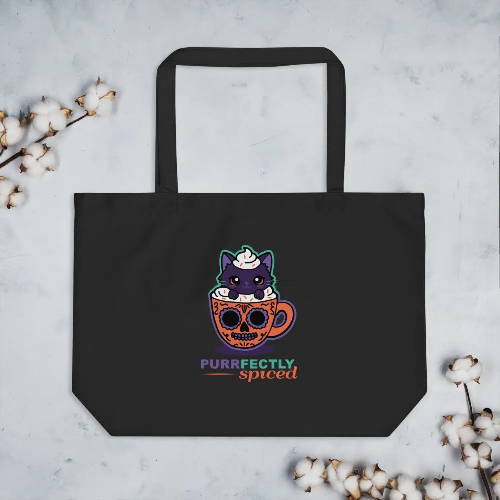 Purrfectly Spiced Organic Cotton Tote product image (5)