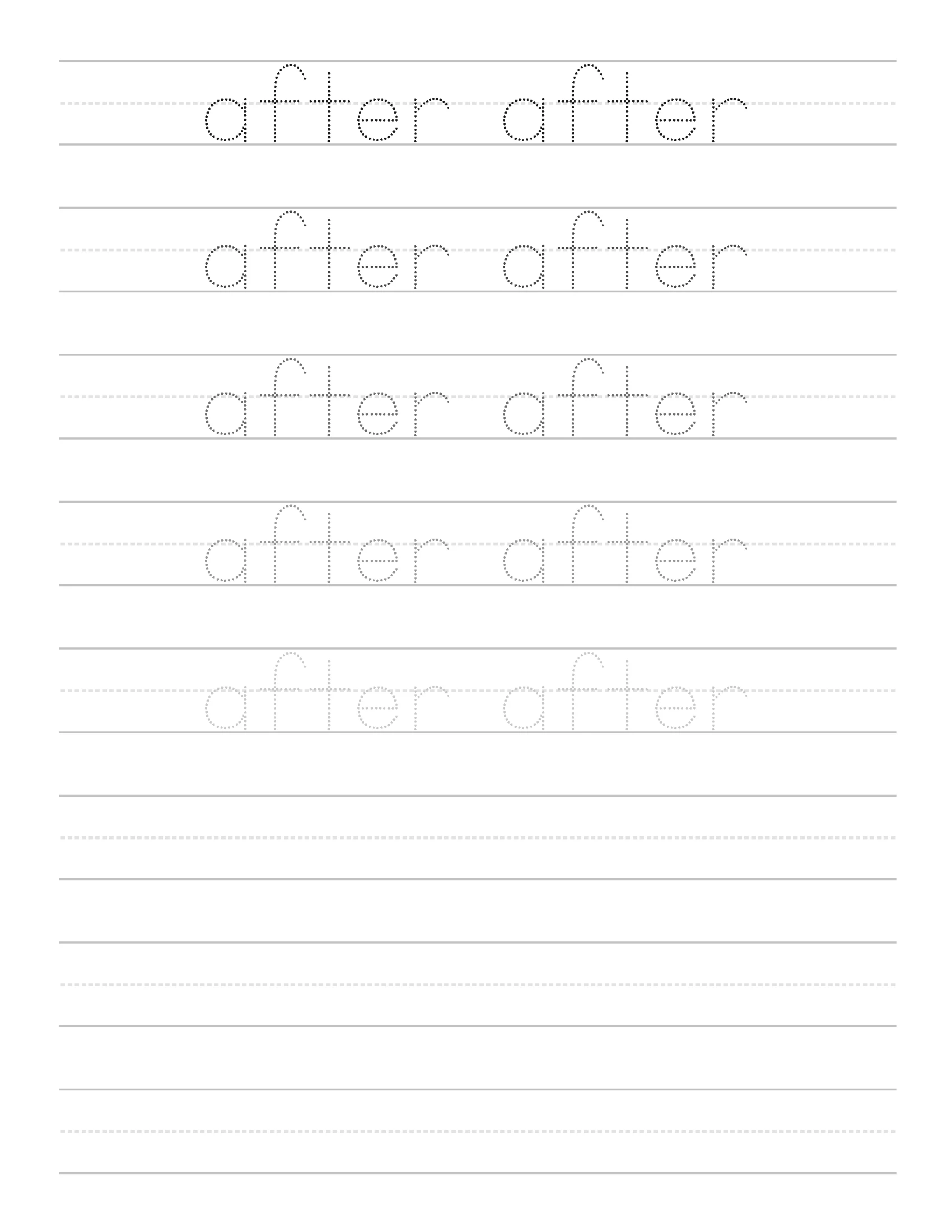 1st Grade Sight Words - Tracing Worksheets product image (2)