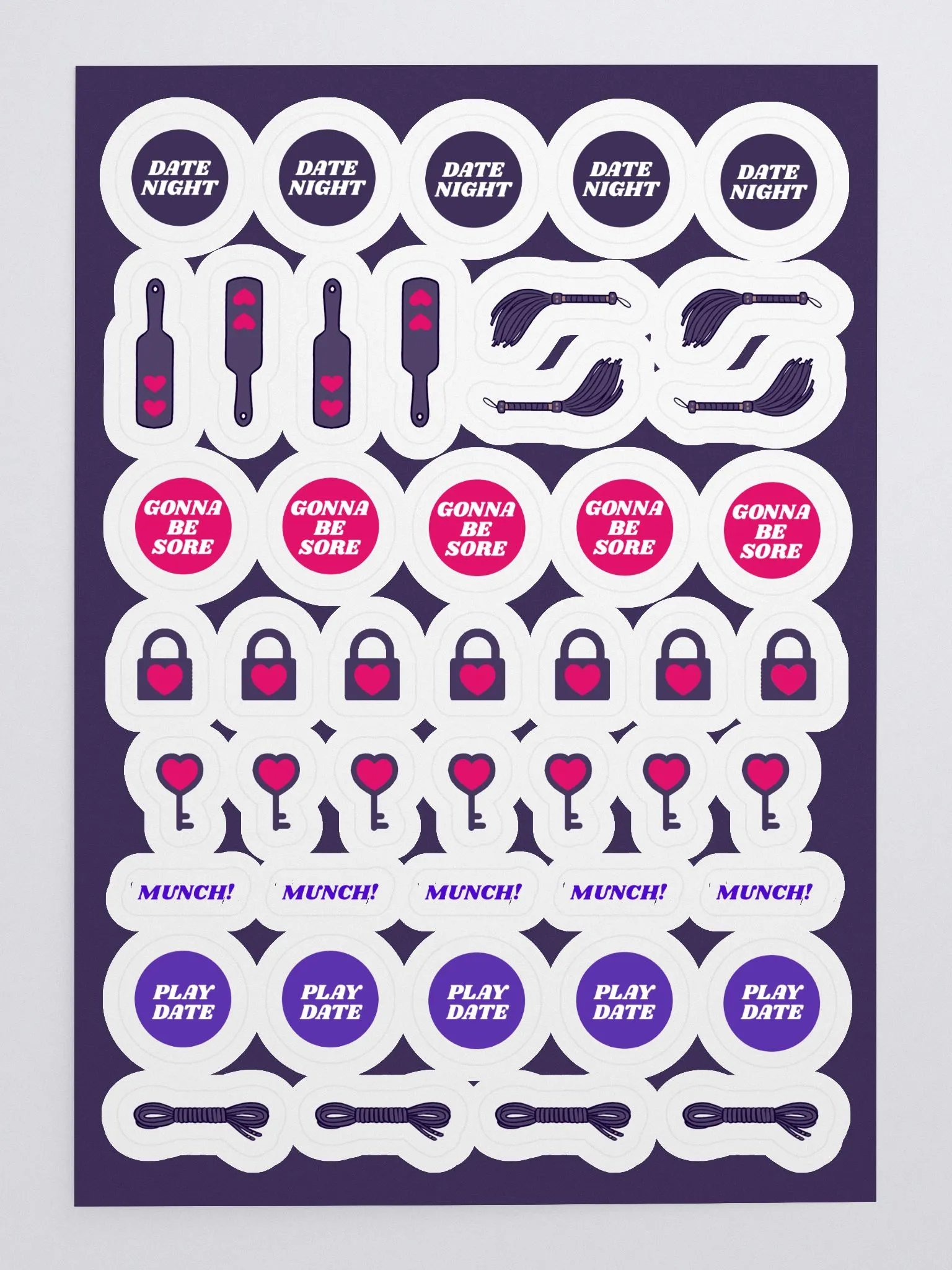 BDSM Calendar & Planner Sticker Sheet product image (2)