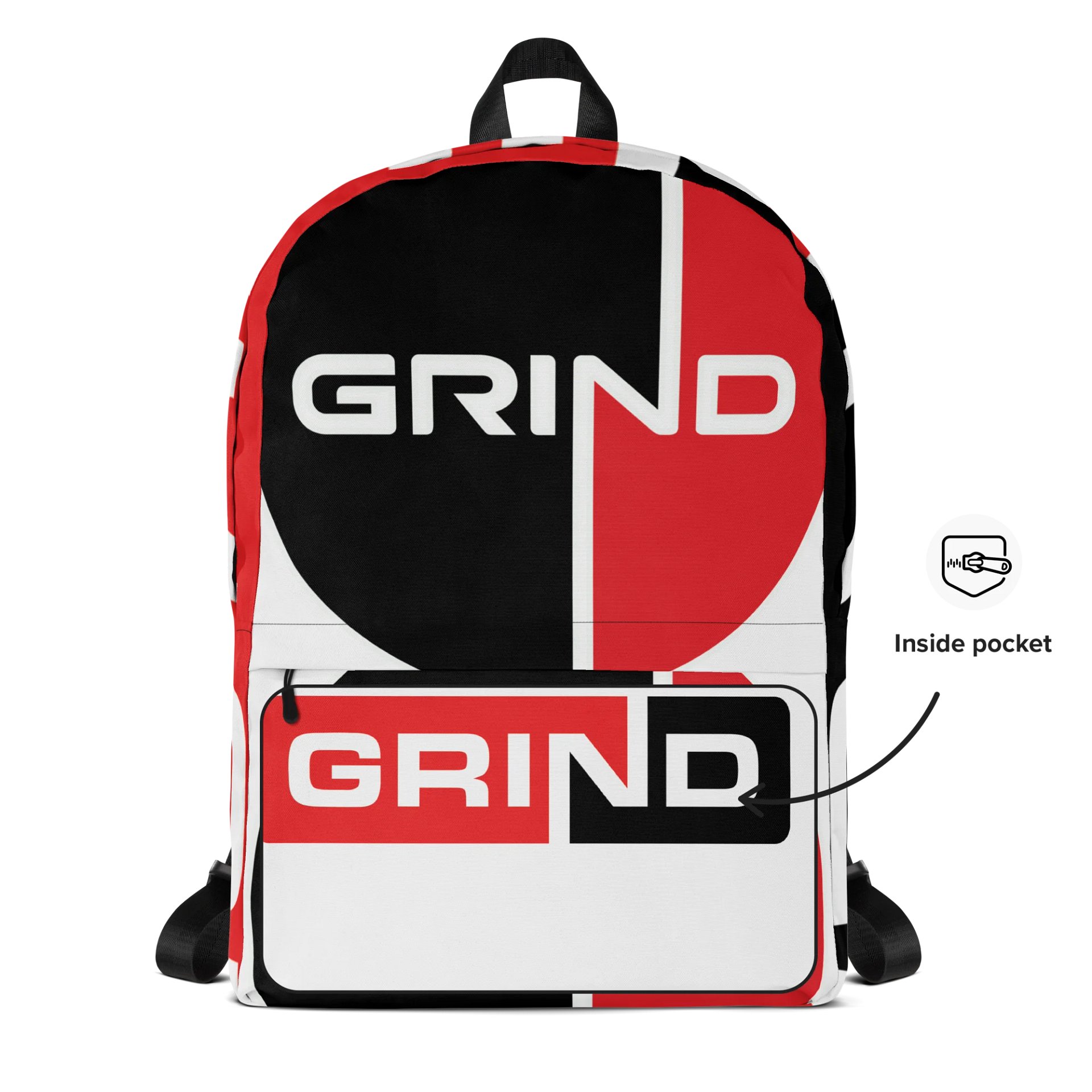 Double Vision Split Logo All-Over Backpack product image (5)