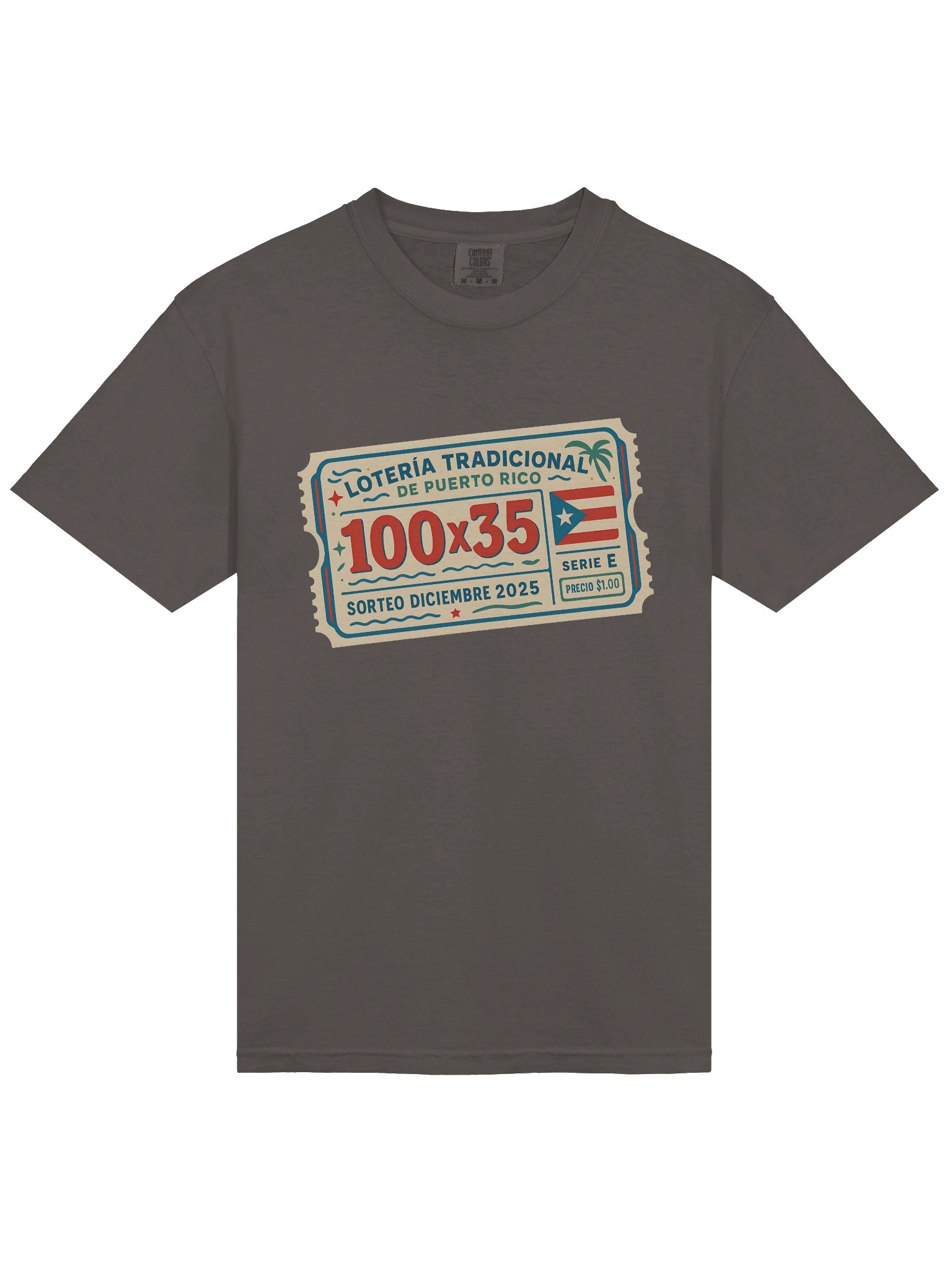 100x35 Boleto de Lotería Camiseta Unisex product image (3)